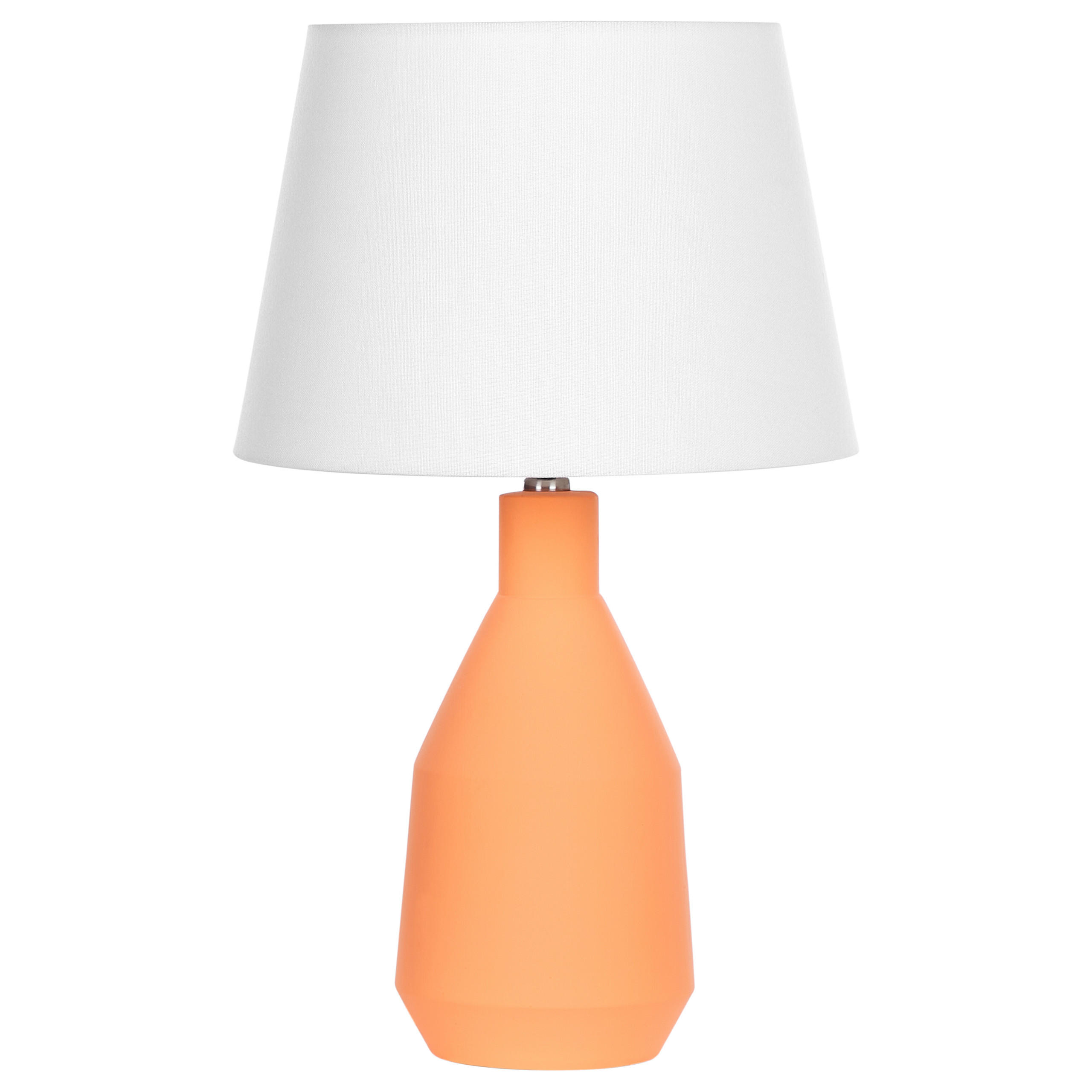 TISCHLAMPE Lambre 33/33/53 cm - Orange, Keramik (33/33/53cm) - Beliani