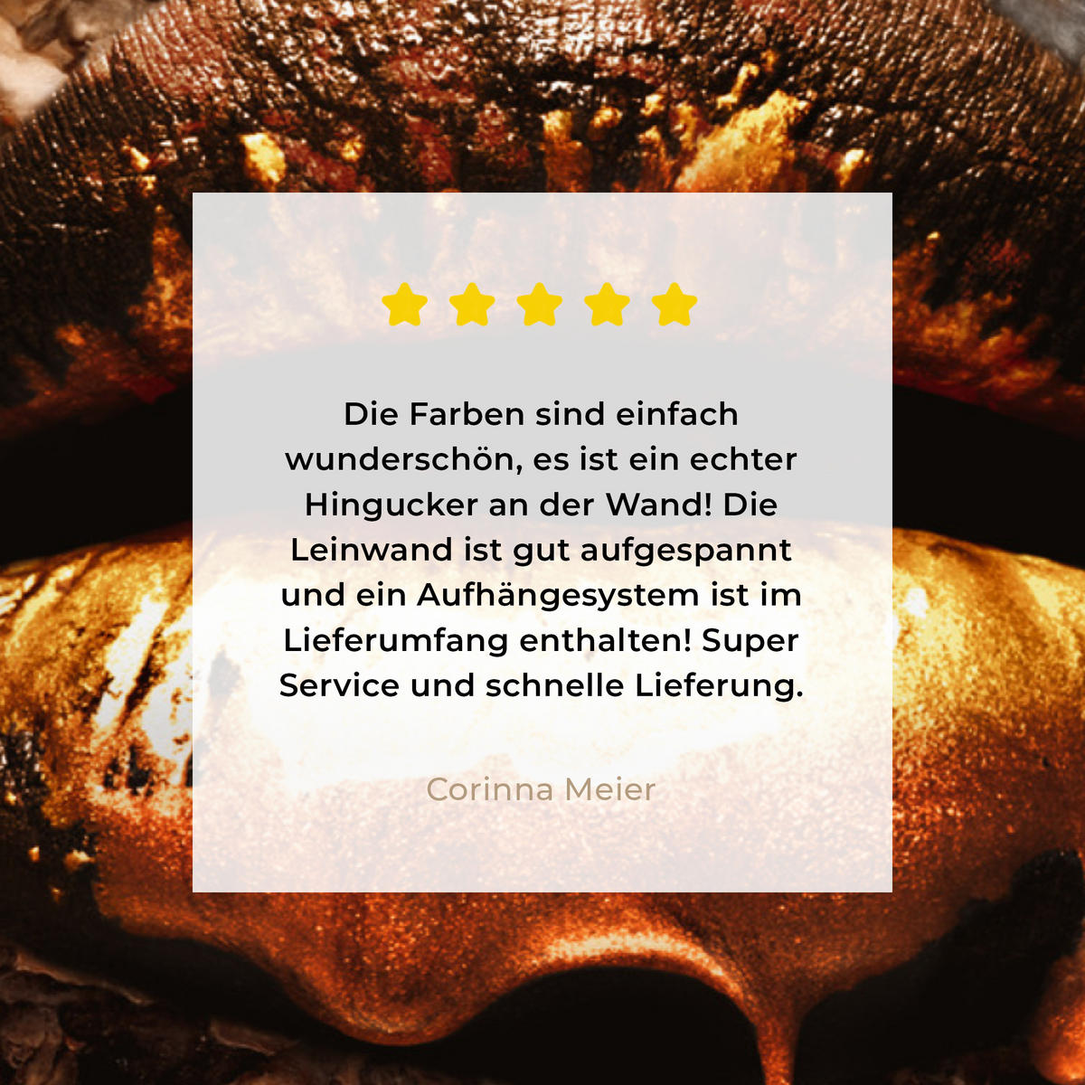LEINWANDBILD Gold - Lippen - Kunst - Gold - Luxus - Abstrakt Wandbilder 80x60 cm - Bronzefarben, Textil (80/60cm) - MuchoWow