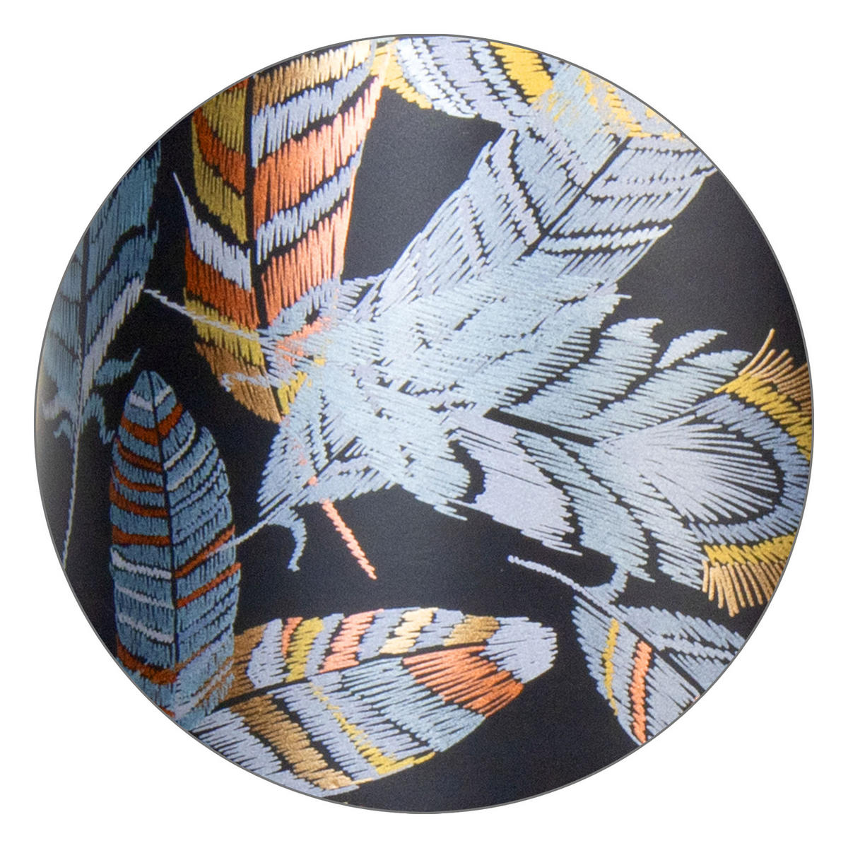 KAFFEEBECHER Shiny Feathers - Naturfarben, Keramik (0.4L) - Könitz