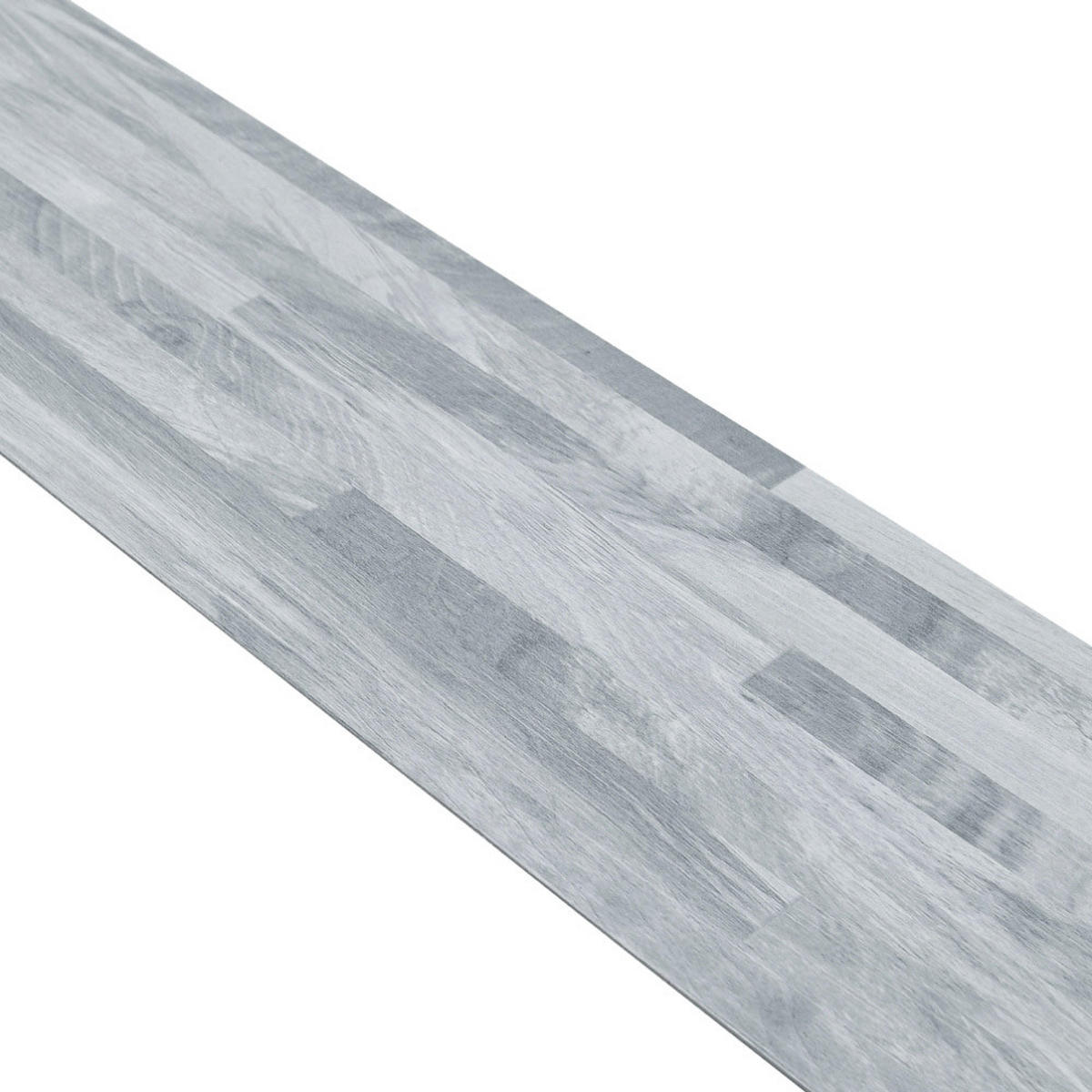 VINYLBODEN 5m²/36-TLG. selbstklebend PVC - Hellgrau, Kunststoff (0.2/91.5/15.2cm) - Livingandhome