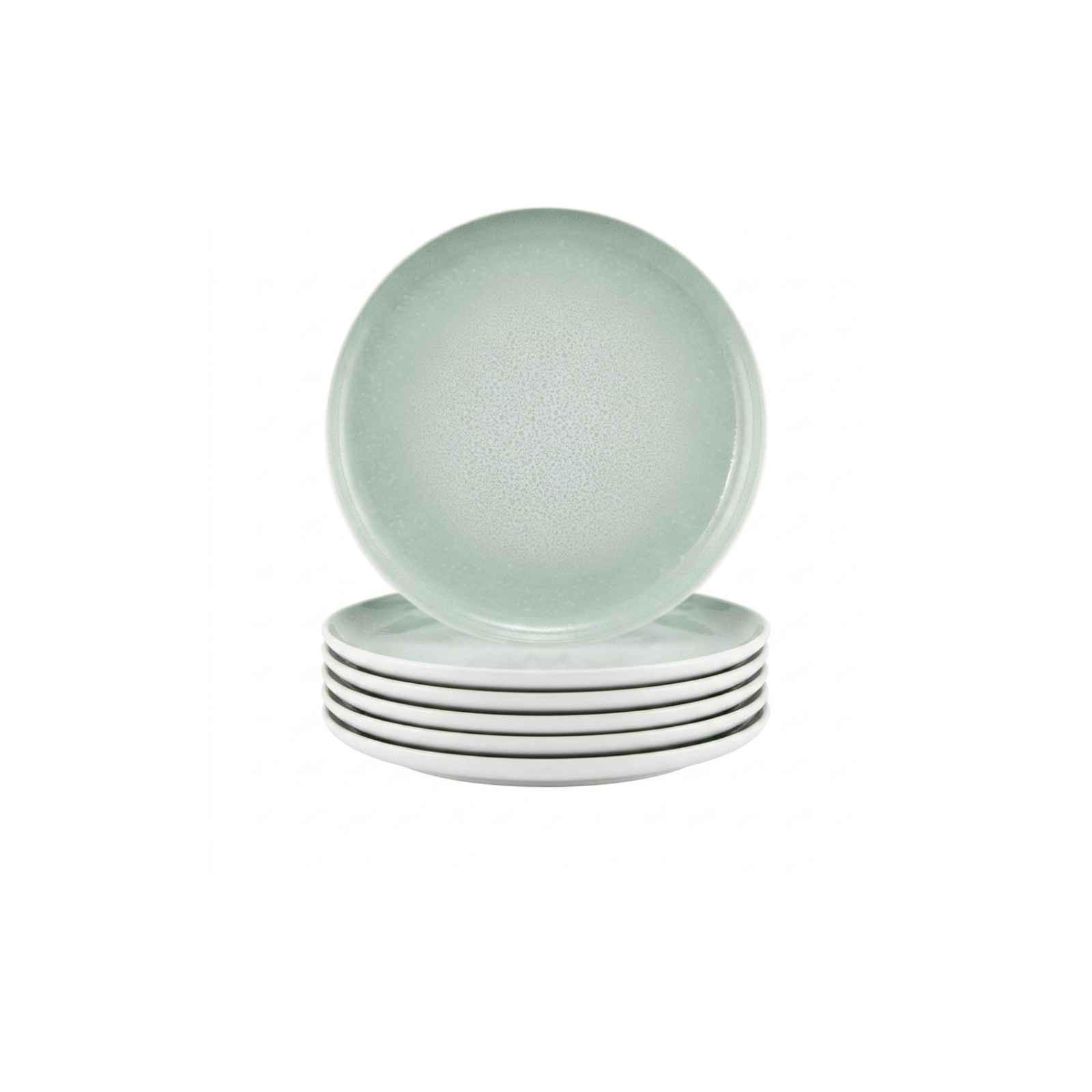 BROTTELLER Sento Home Aura mint ø 16,3 cm 6er Set - Mintgrün, Keramik (16.3cm) - Seltmann Weiden