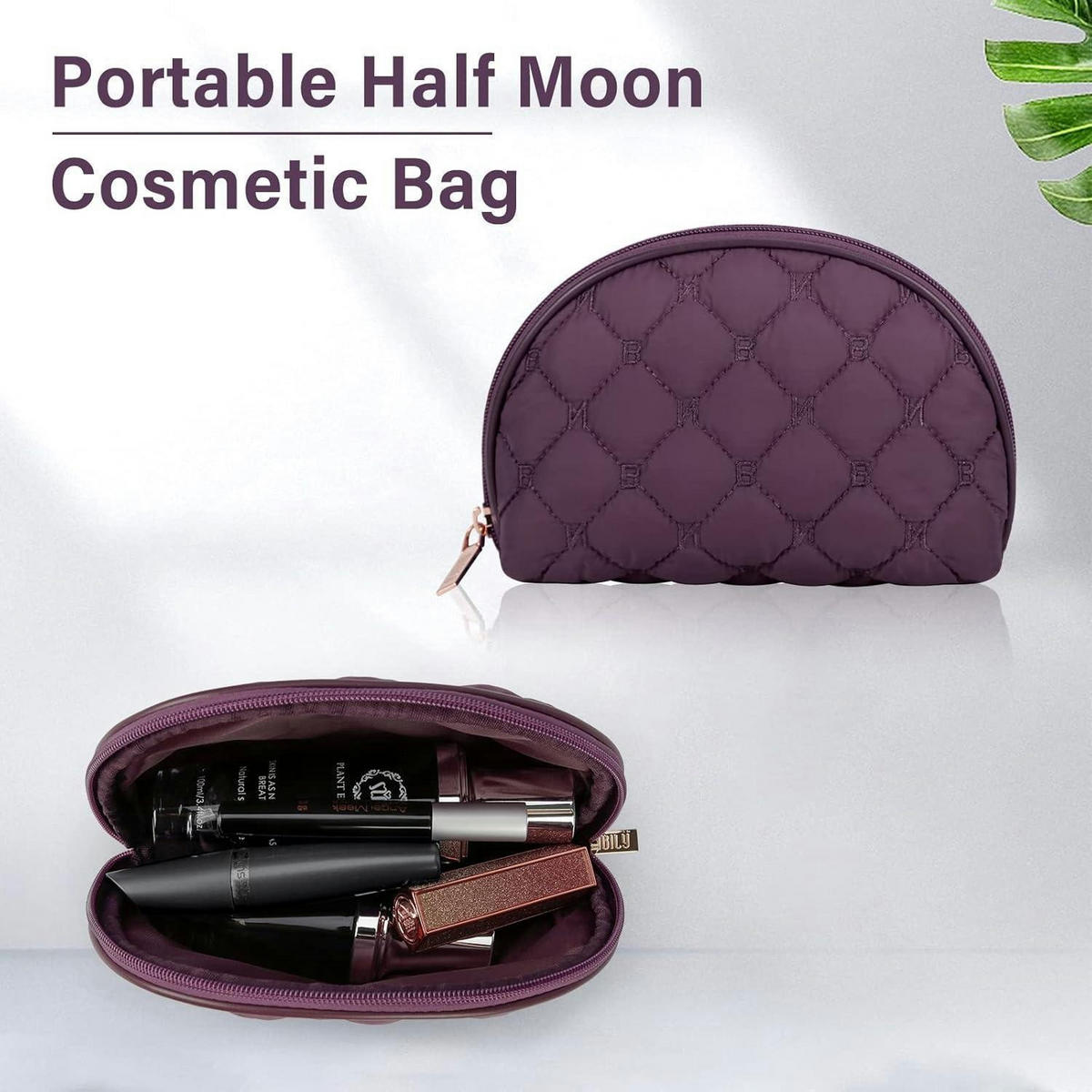 KULTURTASCHE 2-teiliges Set Violett - Lila, Textil (13/16/27cm)