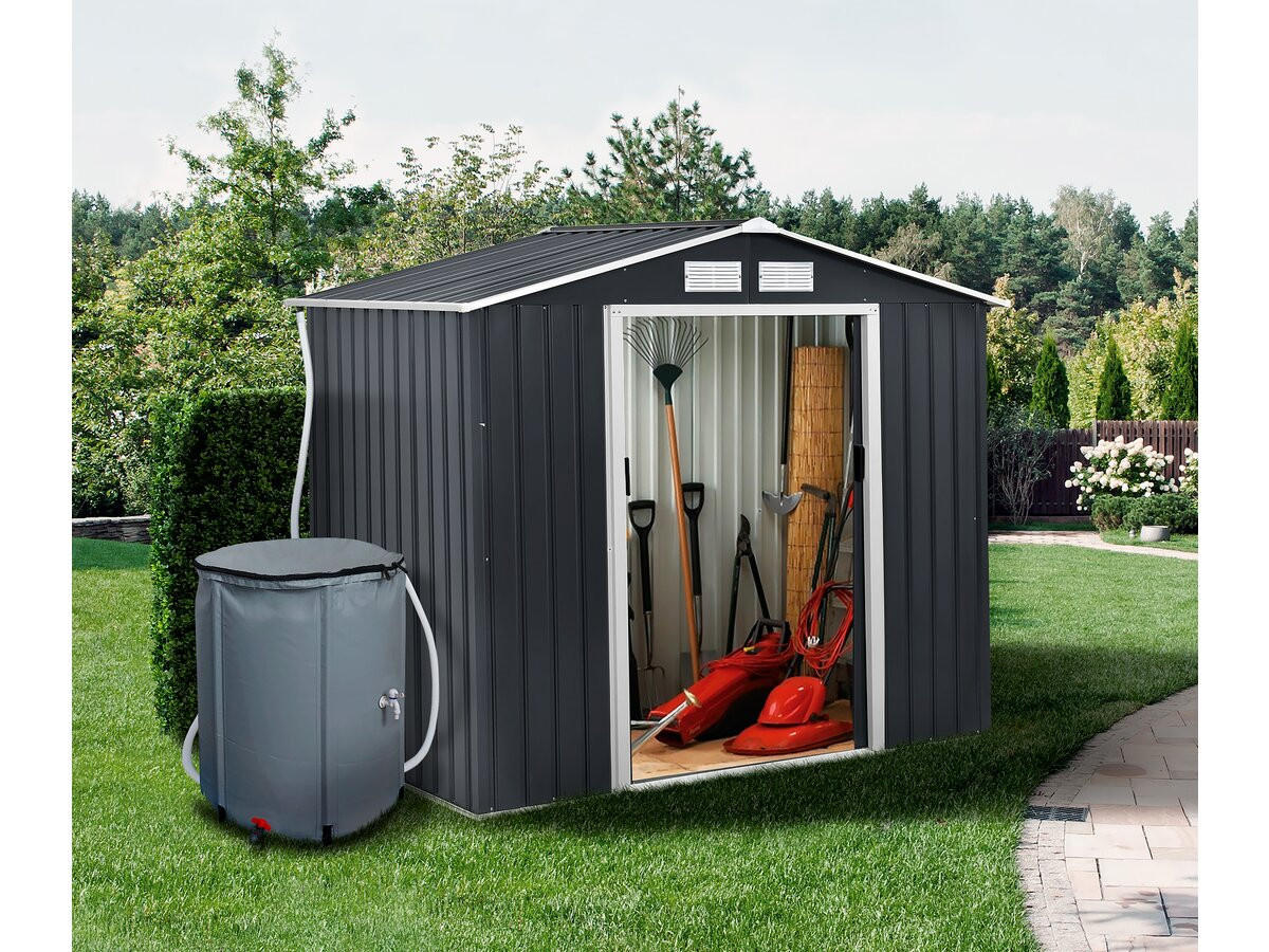 REGENTONNE Flexibel Grau - Grau, Kunststoff (60/88/60cm) - Habitat Garten