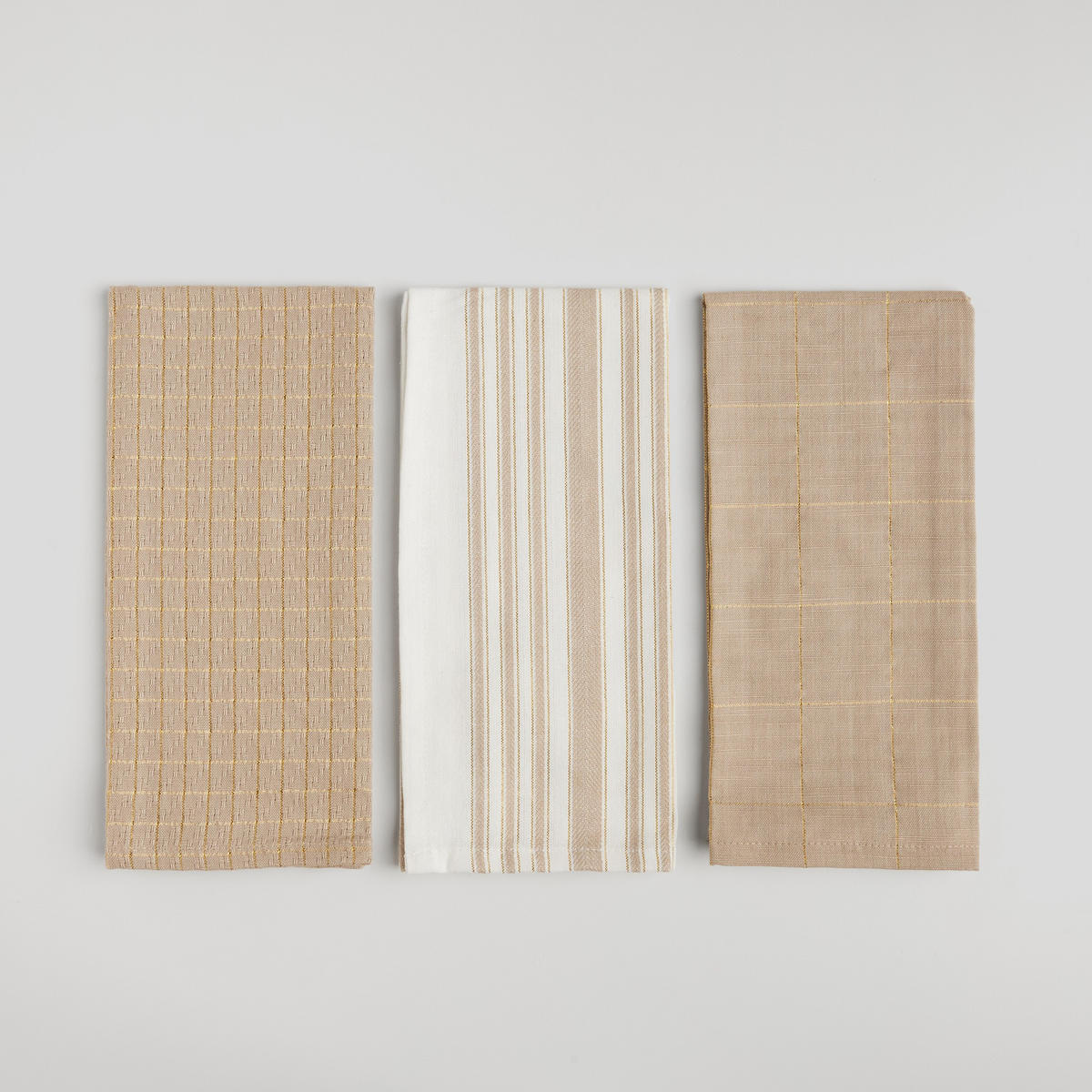 KÜCHENHANDTUCH-SET Trini - Beige, Textil (40/60cm) - home&you