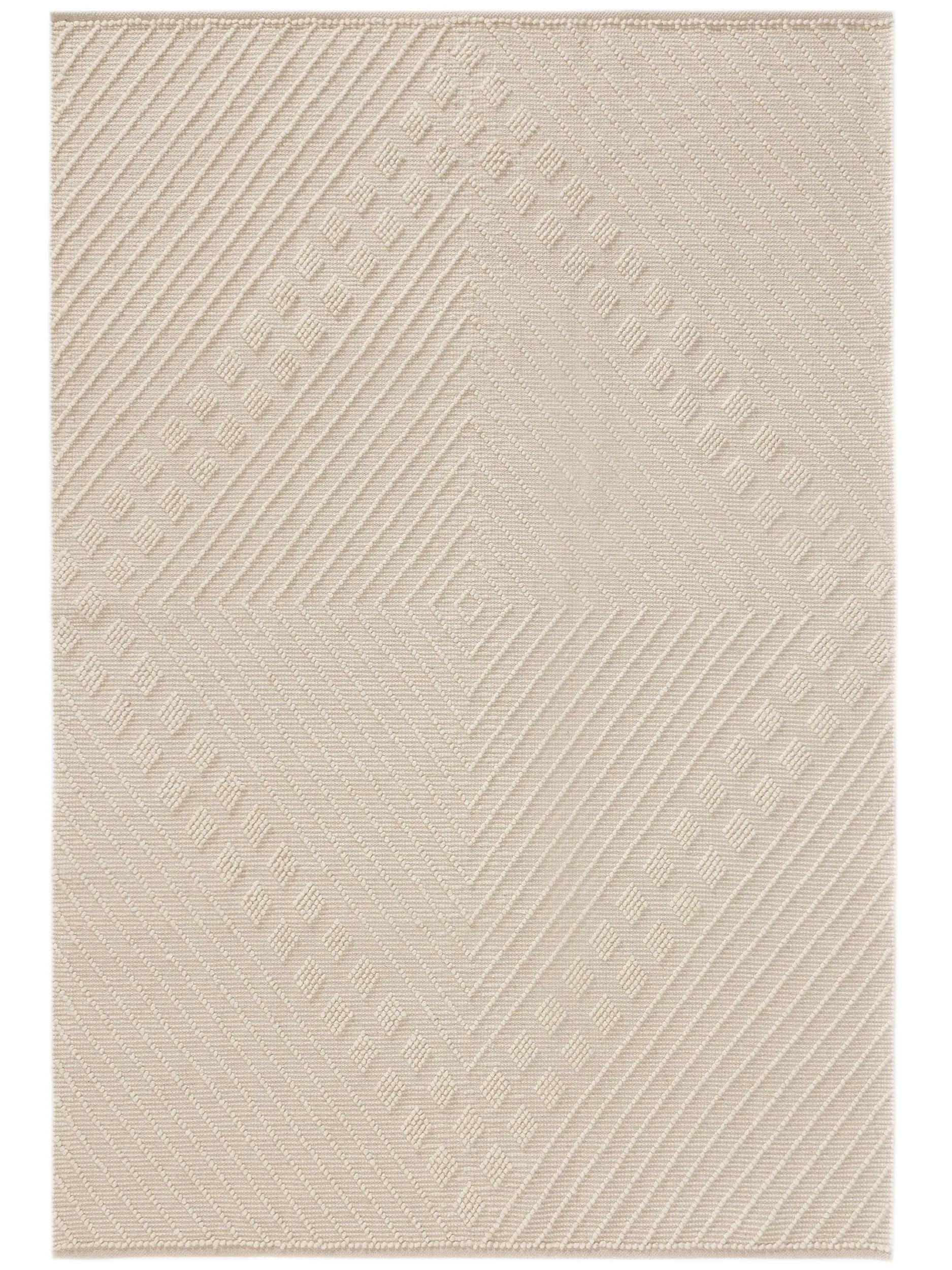 benuta Teppich Creme 160x230 cm
