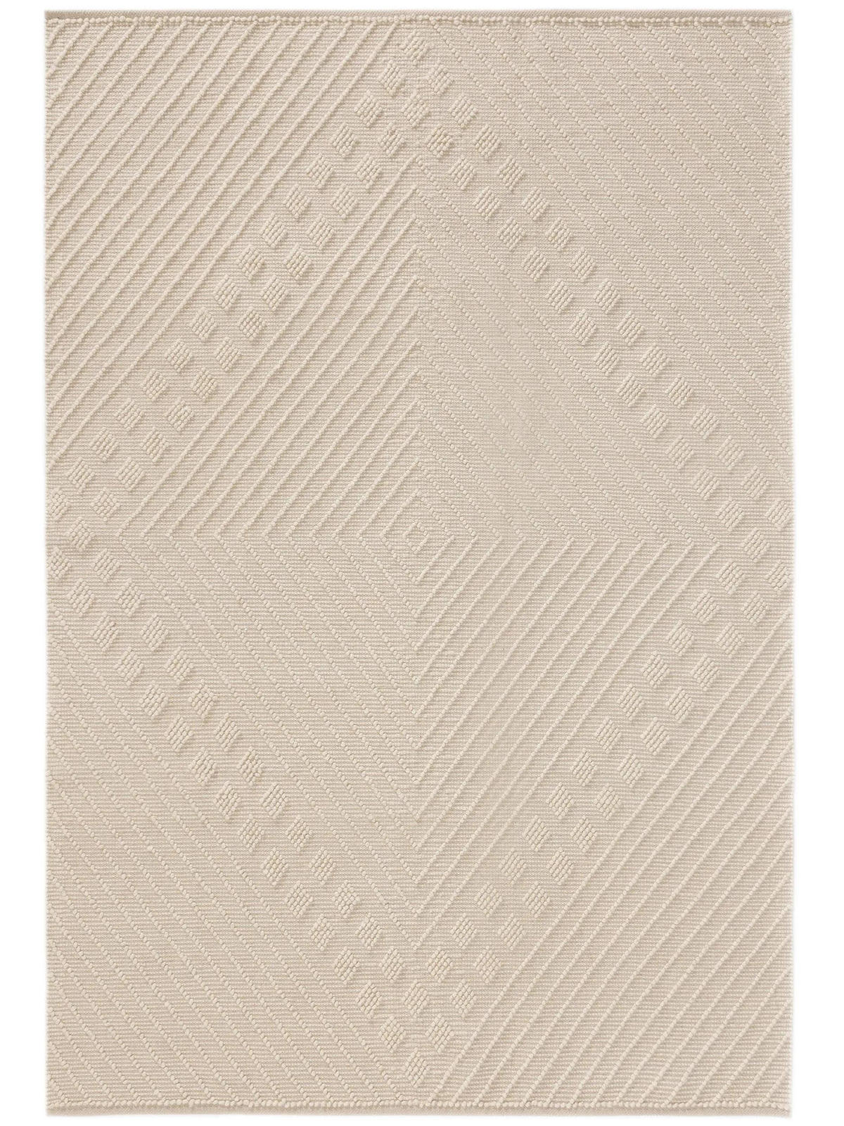 TEPPICH Jasper Cream 160x230 cm - Creme, Textil (160/230cm) - benuta Pure