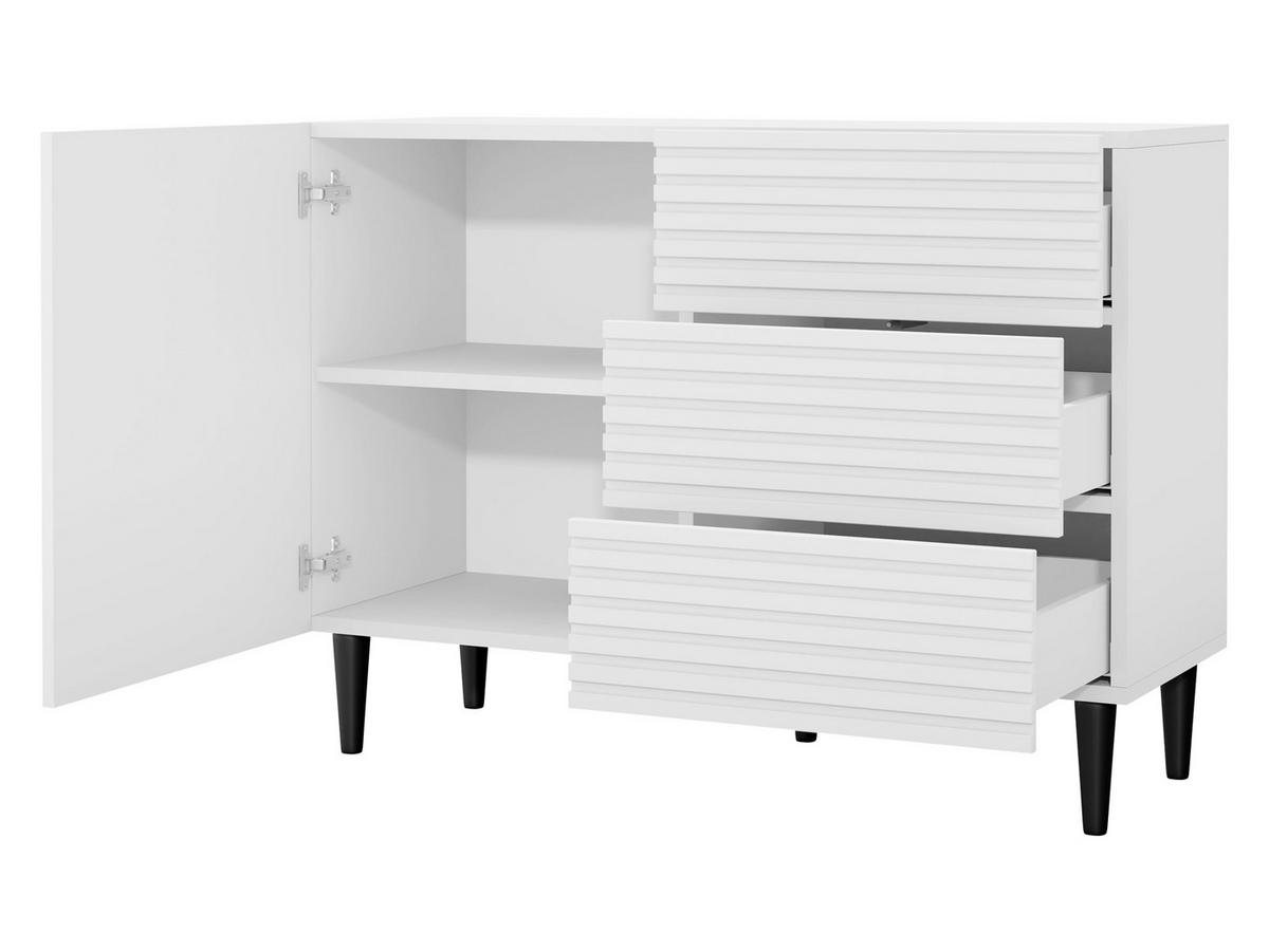 KOMMODE Nakomo - Schwarz, Holz/Holzwerkstoff (104/76/40cm) - MIRJAN24