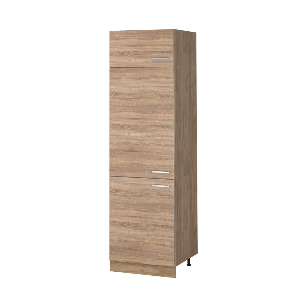HÖGSKÅP R-Line, Sonoma/Goldkraft ek, 60 cm Sonoma ek, Honungsek 206.8/60/57.2 cm