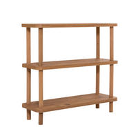 REGAL mit 3 böden in atlantik-kiefer-optik 28/80/75 cm - Eschefarben, Holzwerkstoff (28/75/33cm) - Calicosy