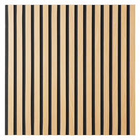 AKUSTIKPANEEL 60/60 cm 1 Stück Natur - Hellbraun, Holz (60/60/3cm) - Homestyle4u