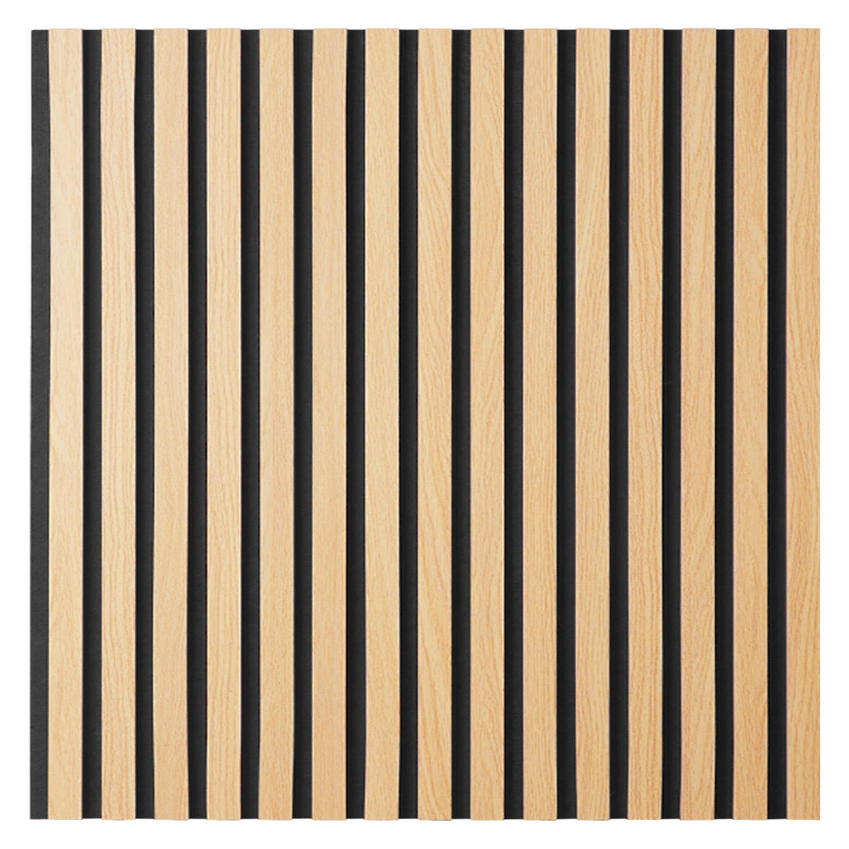 AKUSTIKPANEEL 60/60 cm 1 Stück Natur - Hellbraun, Holz (60/60/3cm) - Homestyle4u