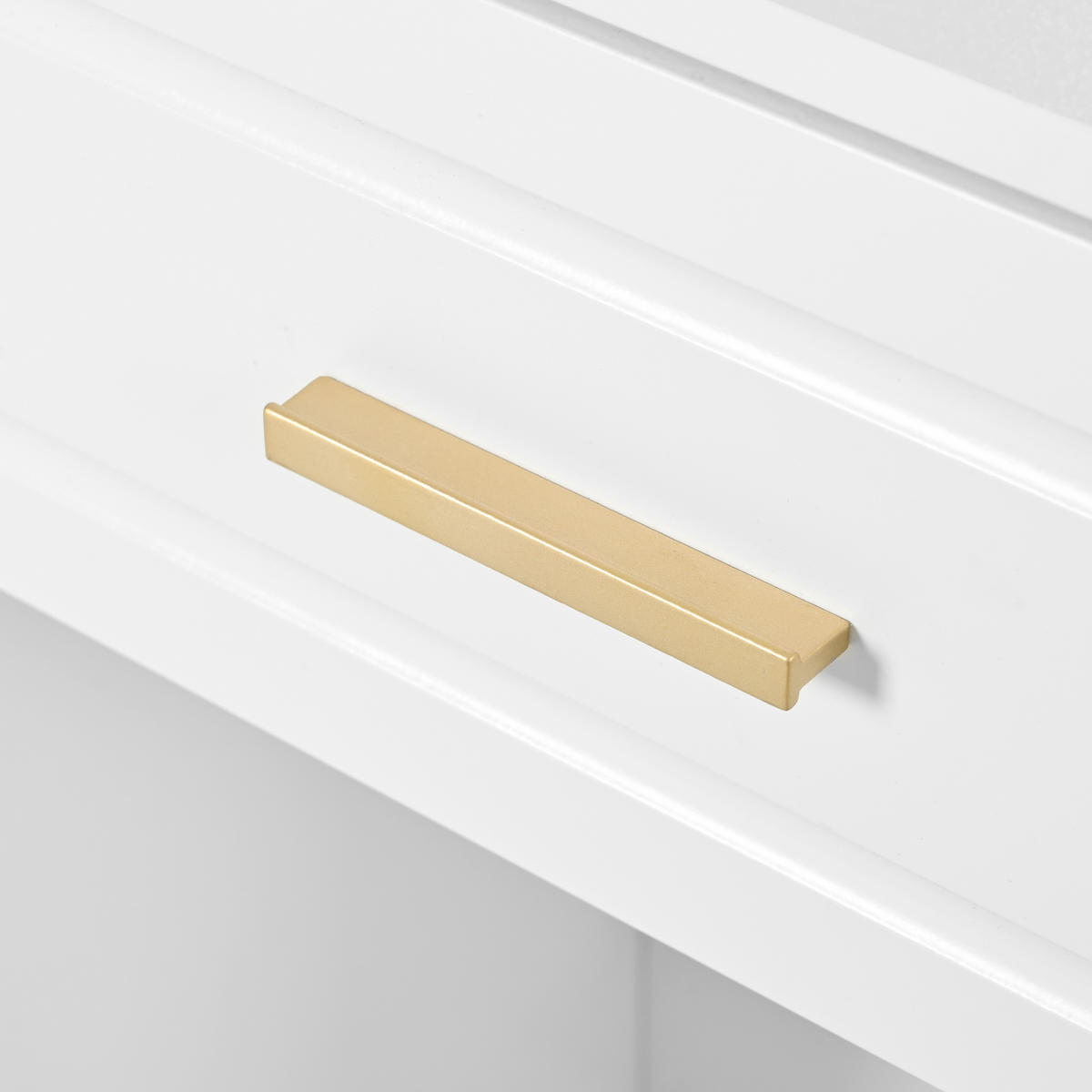 SCHMINKTISCH in Weiß mit Spiegel und LED-Beleuchtung für Schlafzimmer, B120/T40/H135 cm - Weiß, Glas/Holzwerkstoff (120/135/40cm) - STILVORA