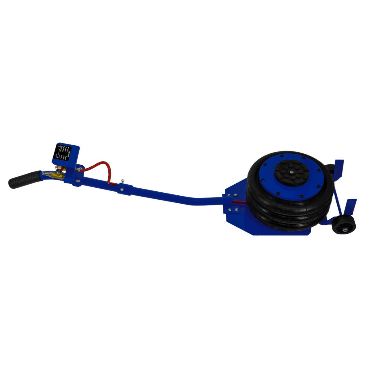 PNEUMATISCHER WAGENHEBER 3,5T mit Langem Hebelgriff - Blau, Metall (103/26/28cm) - Monstershop