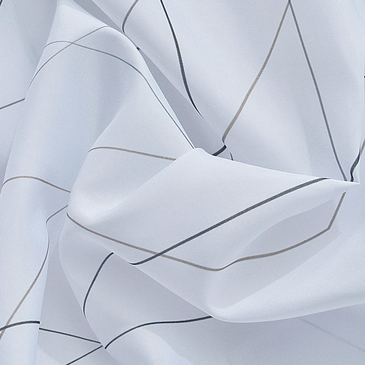 DUSCHVORHANG Polyester 180 x 180 cm schimmelresistent wasserdicht verstärkt fürs Badezimmer - Weiß, Textil (180/180cm) - MCBOSON