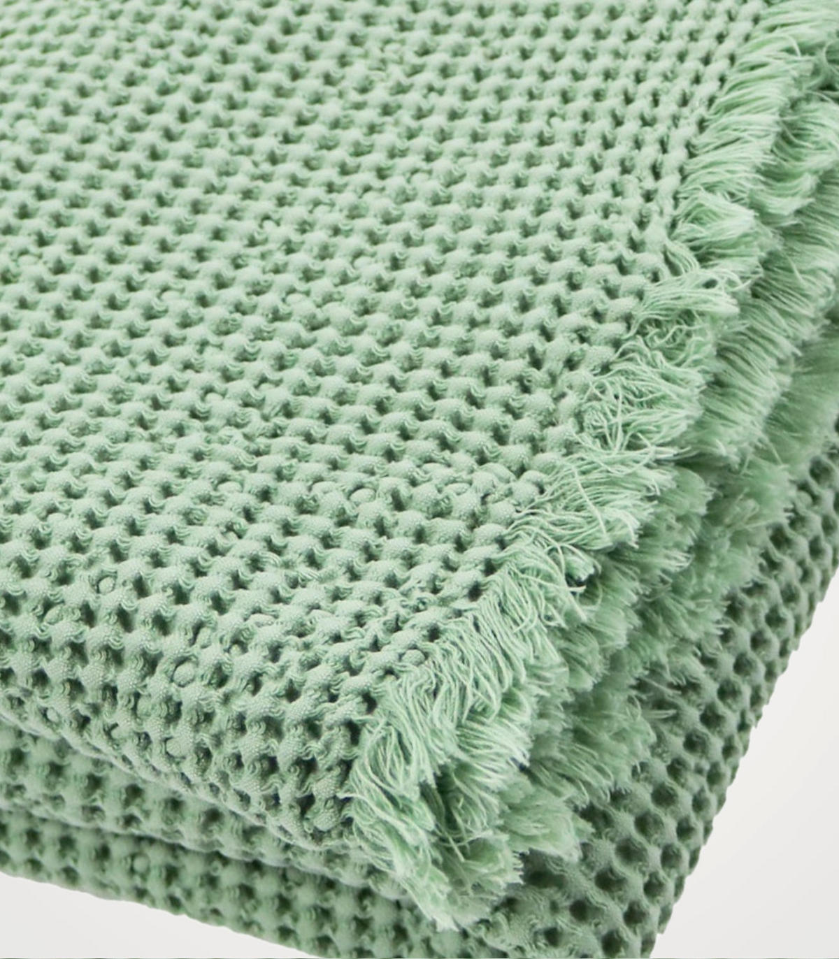 BABYDECKE Cocoon. Plaid. 130x170 cm. Mintgrün - Mintgrün, Textil (130/170cm) - SOWL