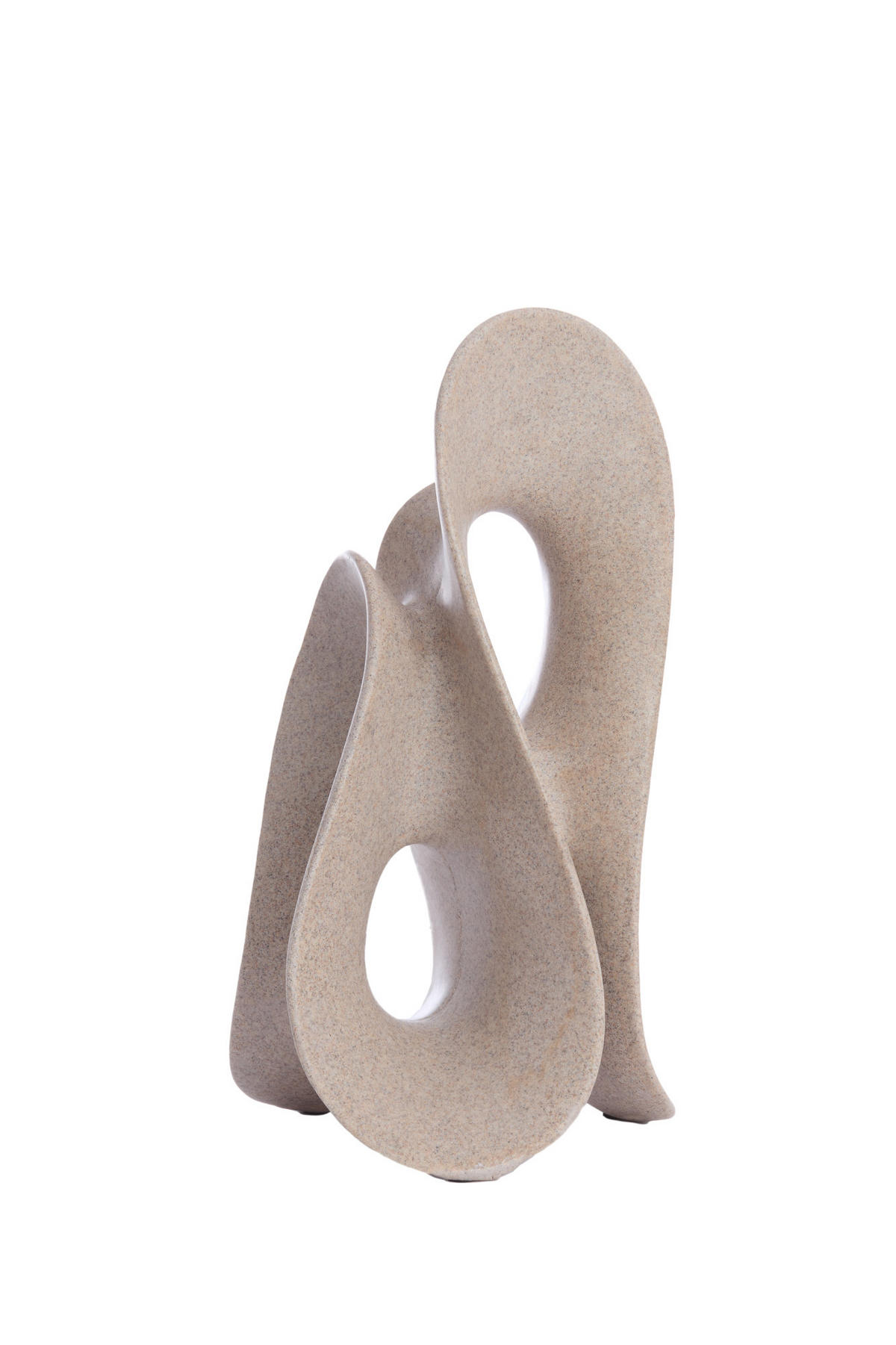 ORNAMENT Zazina Braun 20,5/19/39 cm - Braun, Kunststoff (19/39/20.5cm) - Light & Living