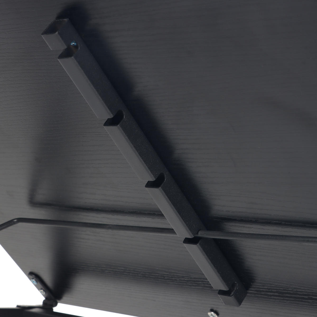 BEISTELLTISCH - Schwarz, Holzwerkstoff/Metall (35/55/66cm) - Relaxdays