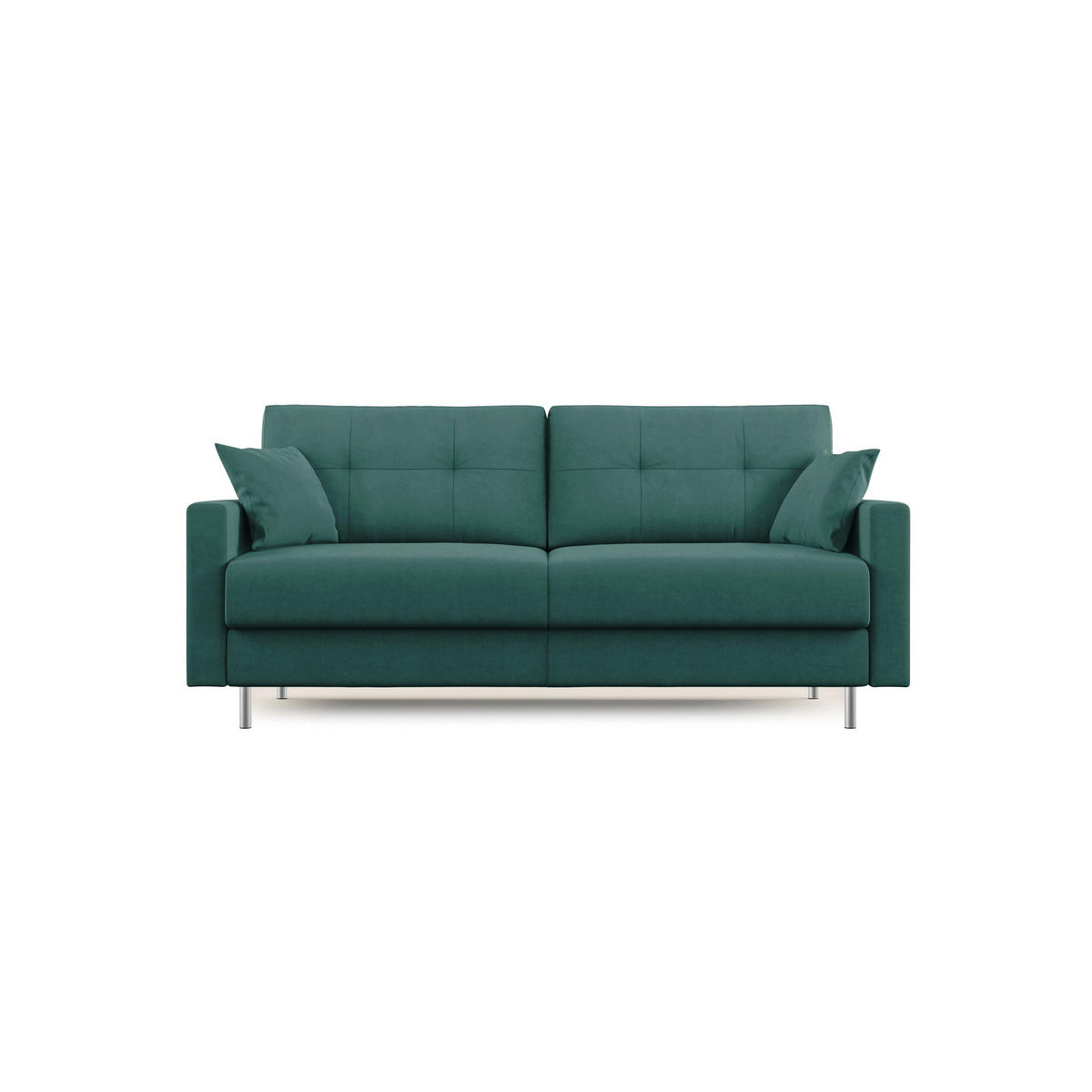 SCHLAFSOFA Megan - Grün, Textil (168/97/96cm) - Divani.store