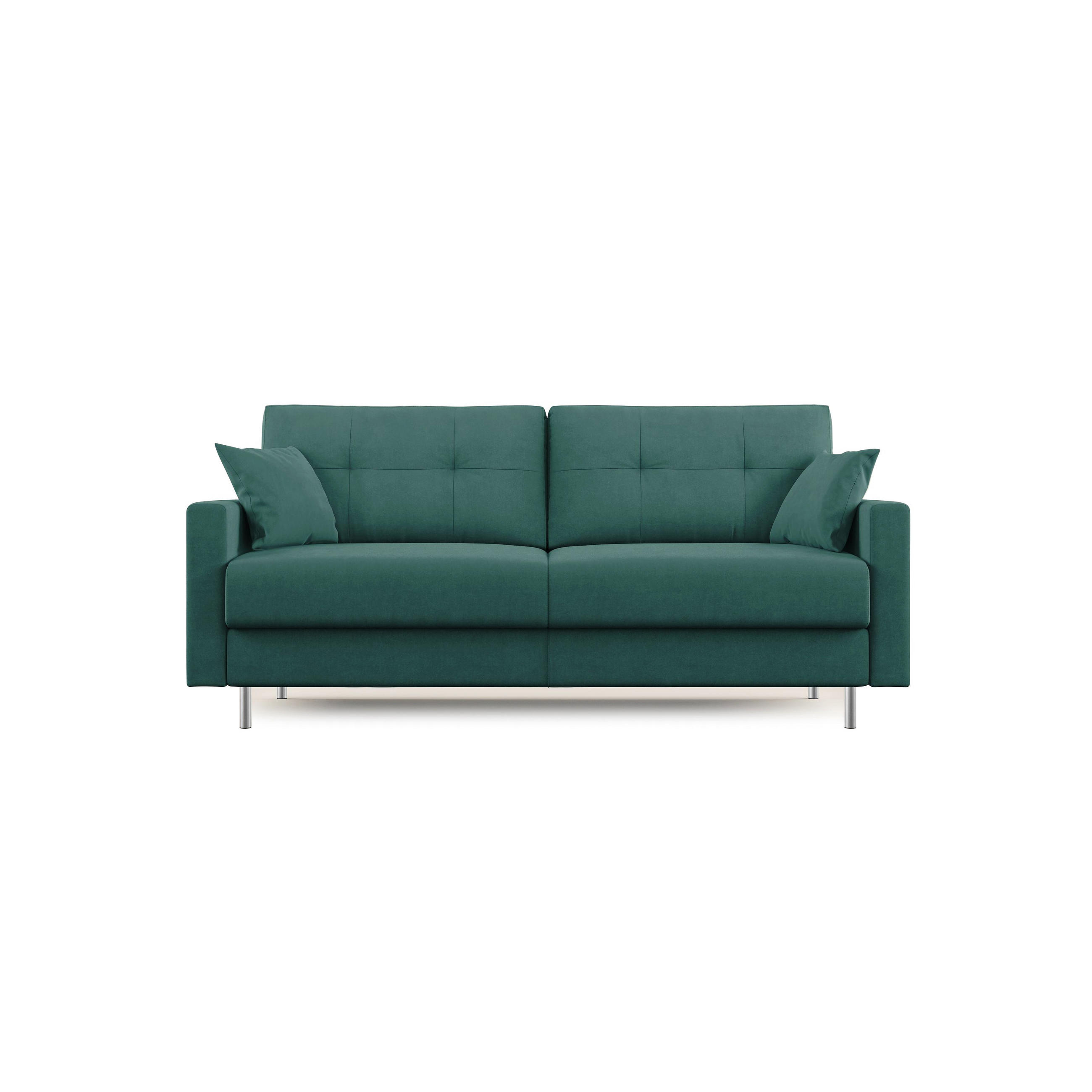 Thumbnail - Divani.store Schlafsofa, Grün, Textil, 188x97x96 cm, Wohnzimmer, Sofas & Couches, Schlafsofas