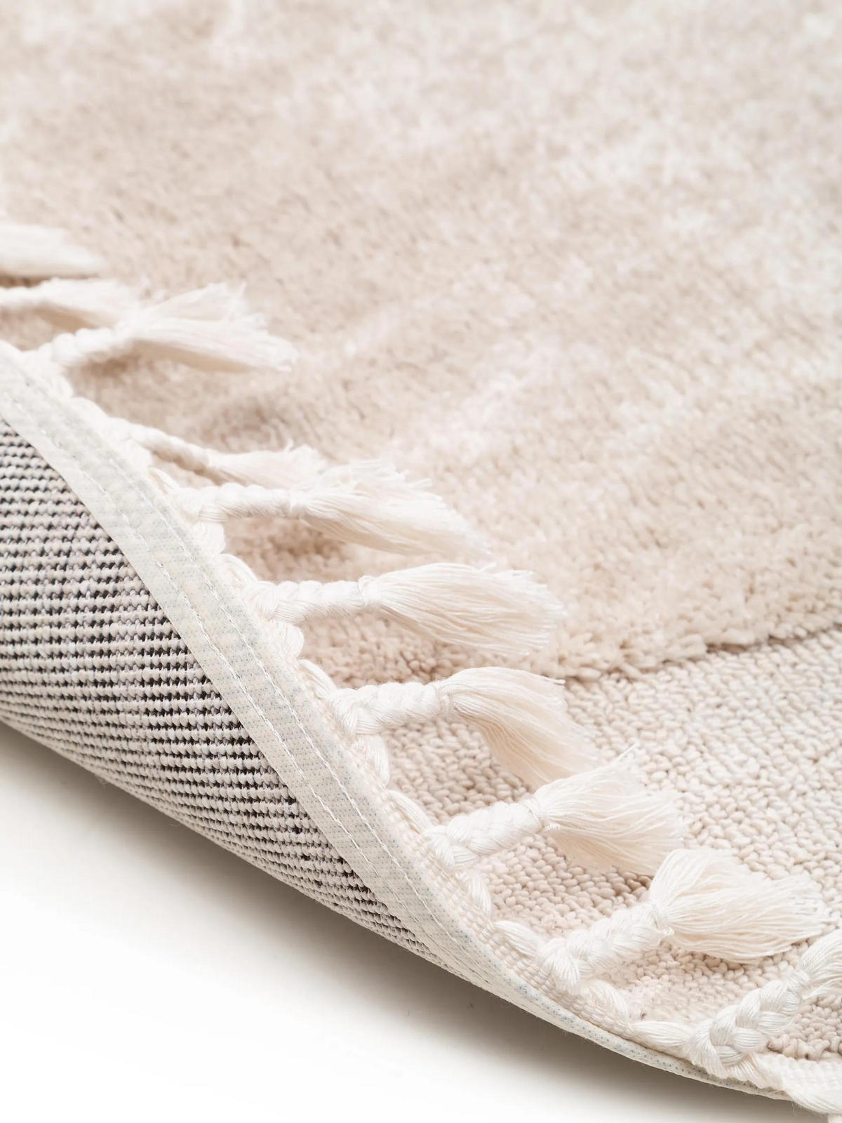 DETSKÝ koberček Momo Krémová ø 120 cm - krémová, textil/prírodné materiály (120/120cm) - Lytte