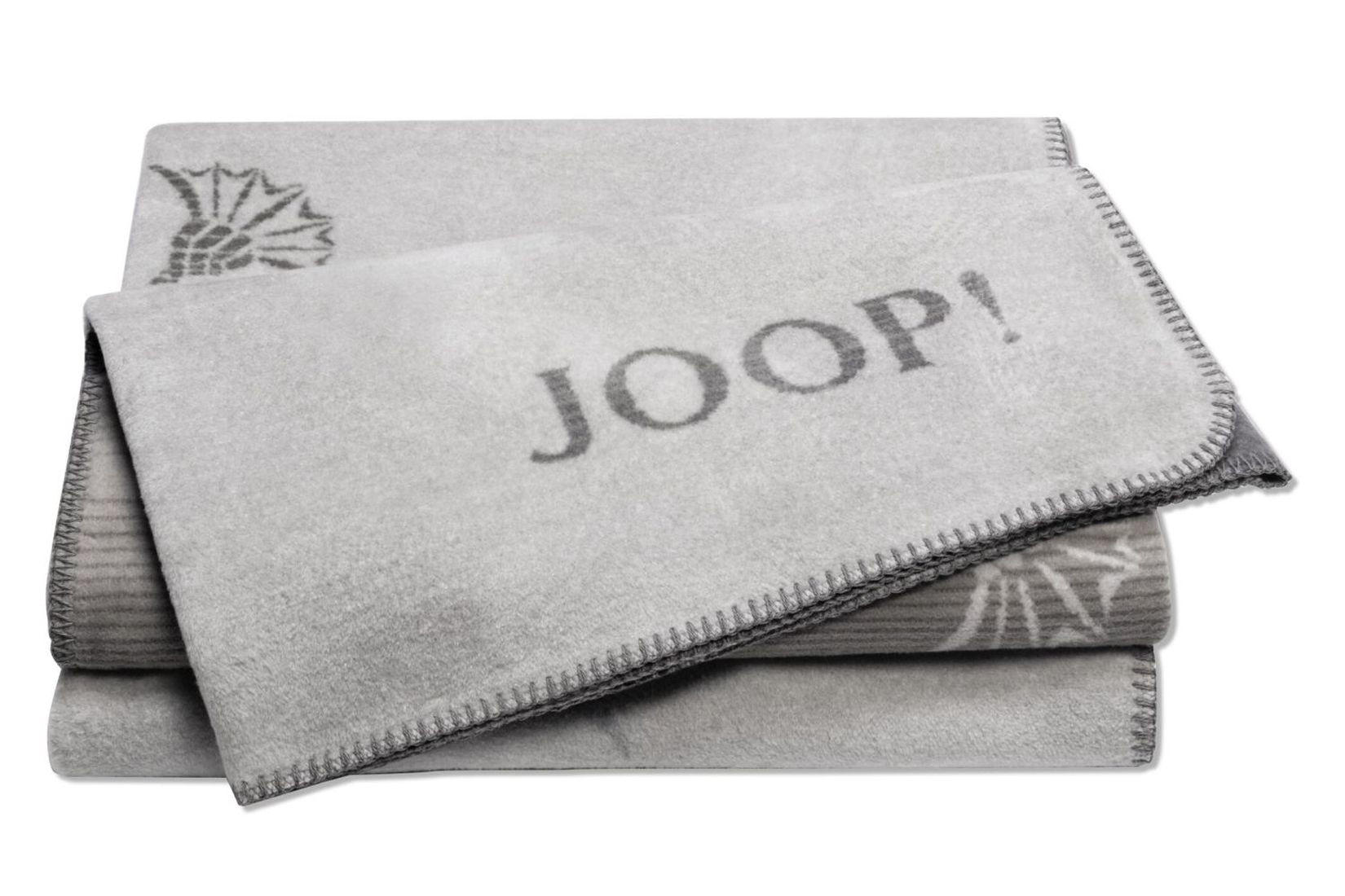 DECKE Faded Cornflower Stein 150 x200cm - Graphitfarben, Textil (150/200cm) - Joop!