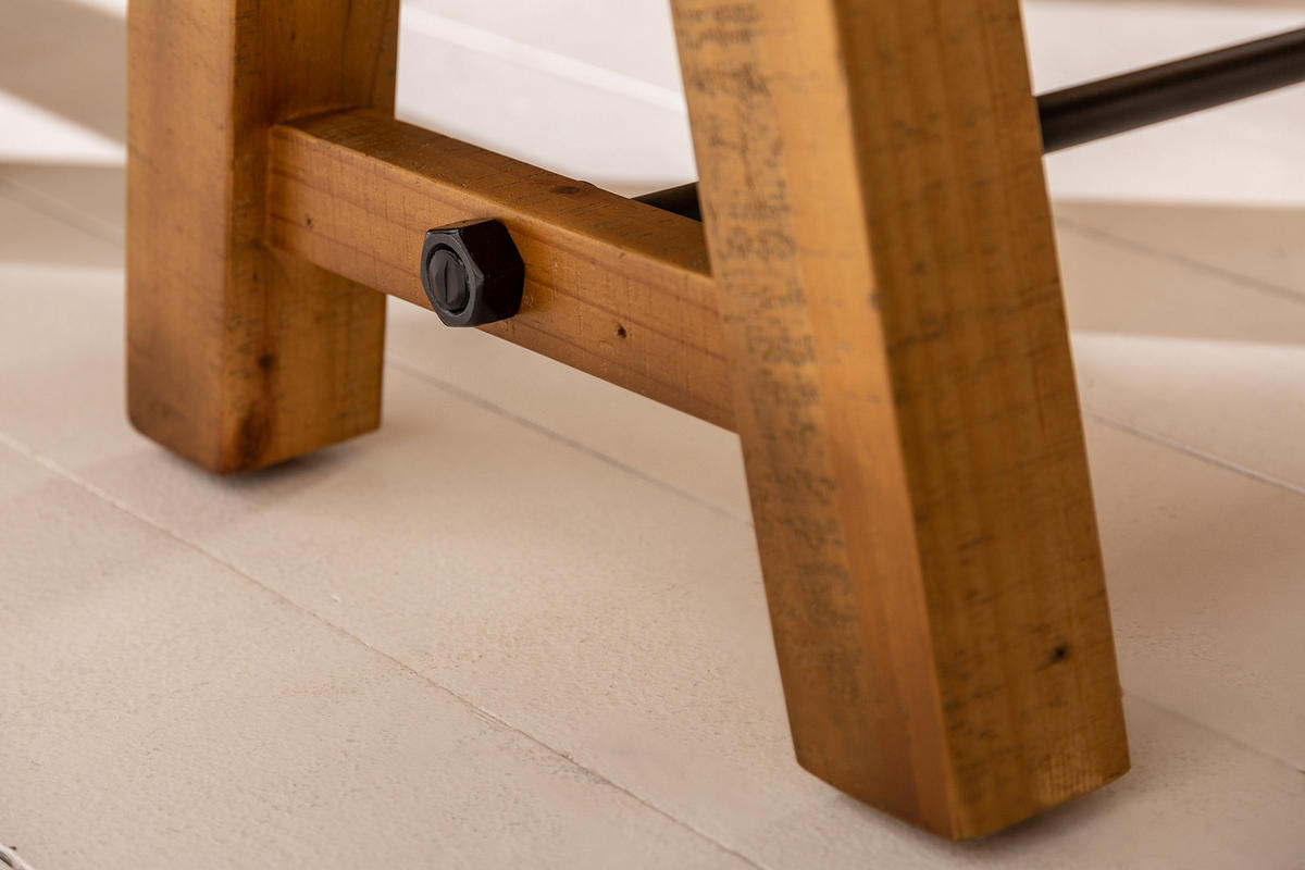 SITZBANK FINCA Pinie Braun 165 cm - Braun, Holz (165/47/40cm) - riess-ambiente