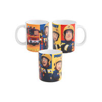 BECHER Feuerwehrmann Sam 4er Team Mehrfarbig 320 ml - Multicolor, Keramik (0.32L) - Chiemsee