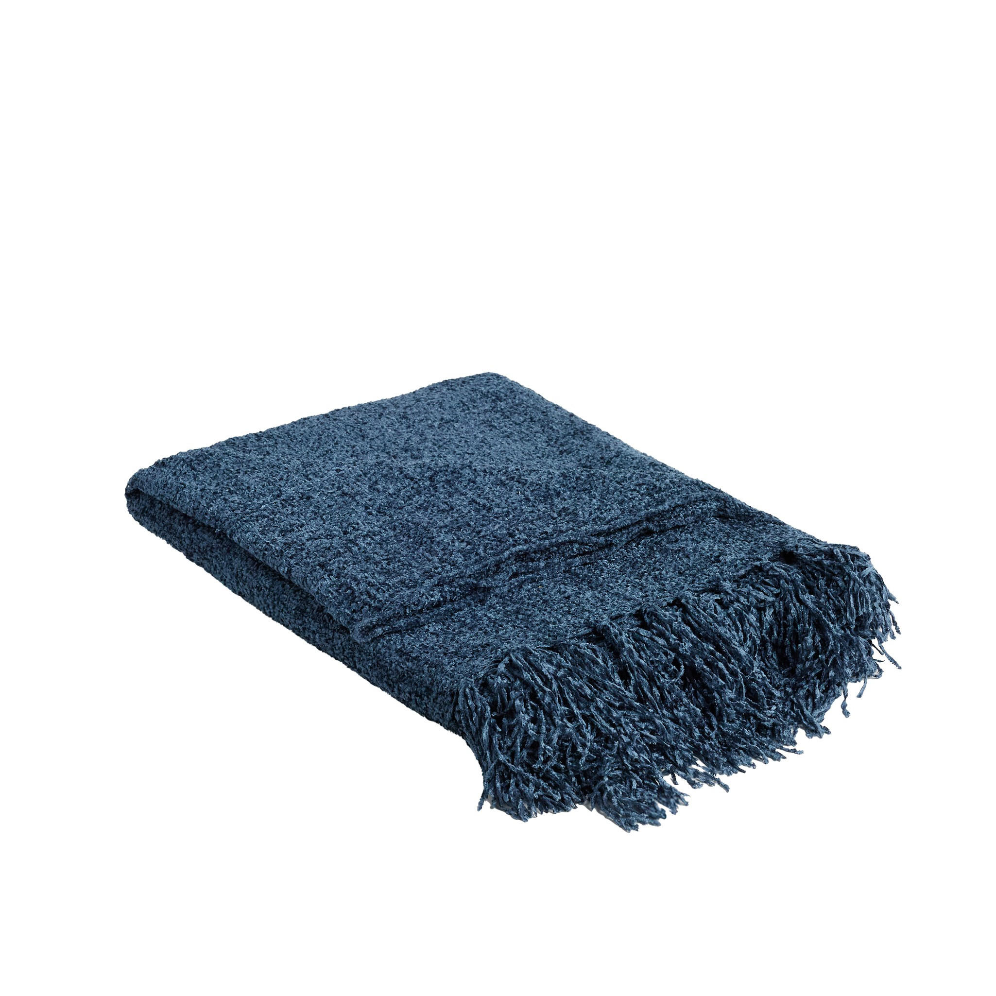 DECKE Velosi - Dunkelblau, Textil (130/170cm) - home&you