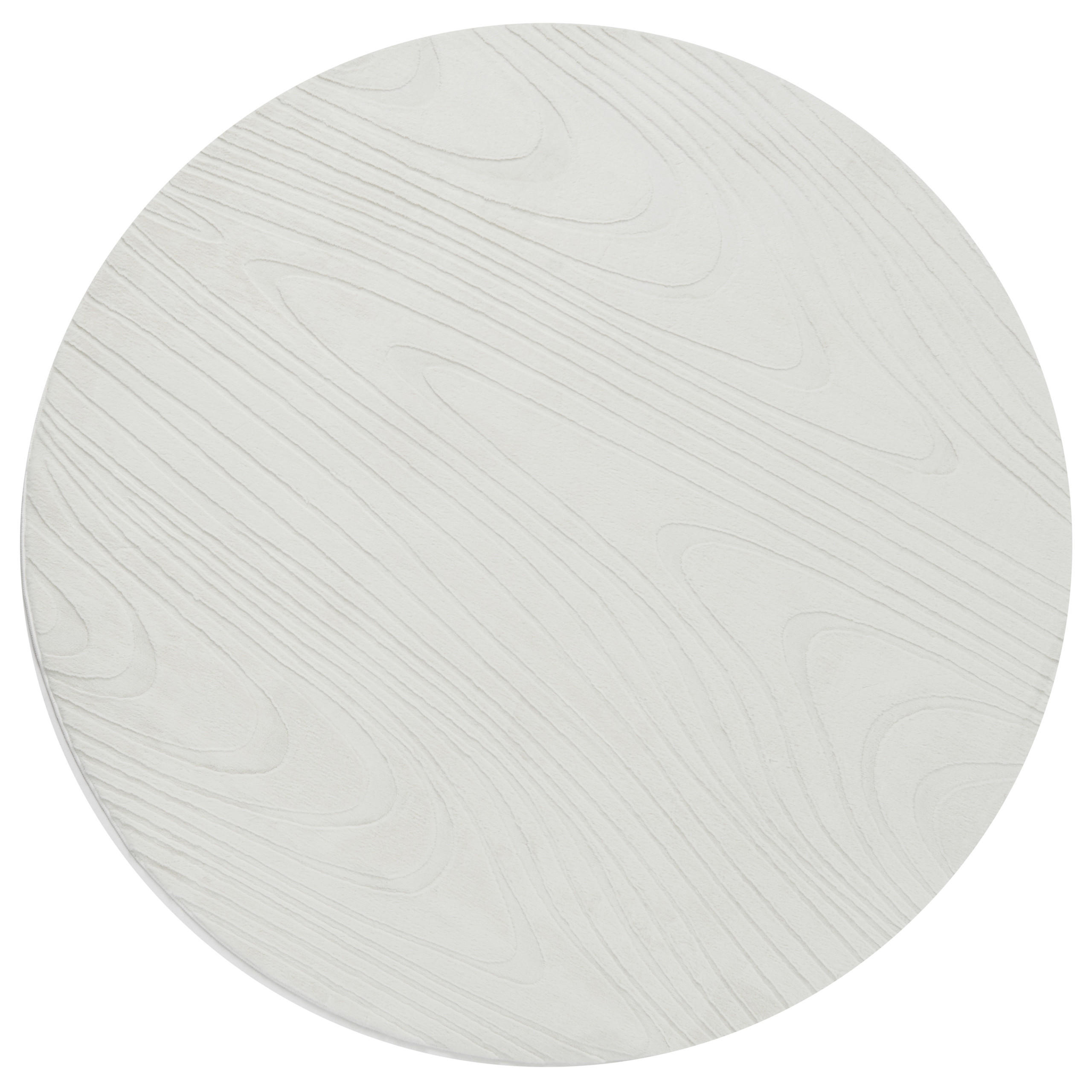 COVOR DIN BLANA ARTIFICIALA alb crem 160 cm Ontake