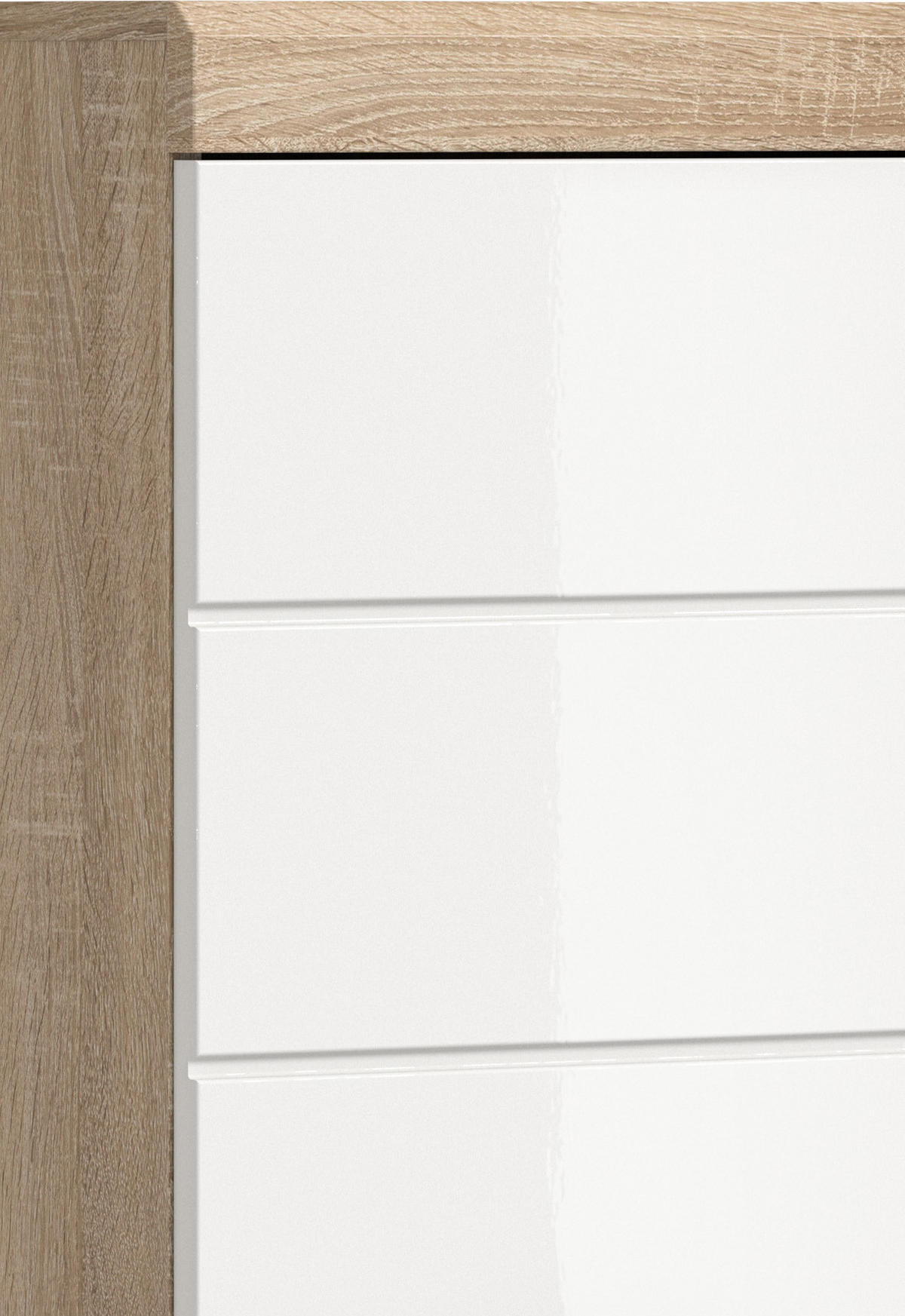 WASCHBECKENUNTERSCHRANK Lambada Bad in Sonoma Eiche hell und weiß HG B/H/T: 60x56x34 cm - Sonoma Eiche, Holz (60/56/34cm)