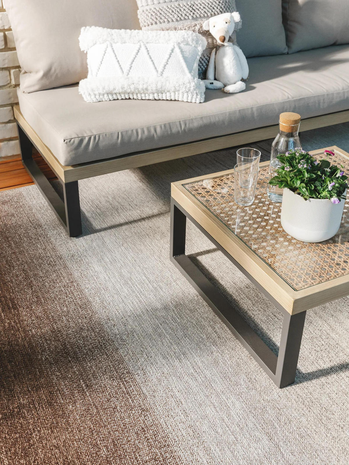 VNITŘNÍ a venkovní koberec Kiano Vícebarevné 160x230 cm - různobarevná, textil/umělá hmota (160/230cm) - benuta Nest