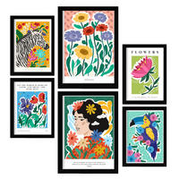 POSTER Set Mit 6 Wilders Zusammenfassung A3 & A4 Rahmenlos - Klar, Papier (29/3cm) - Nacnic