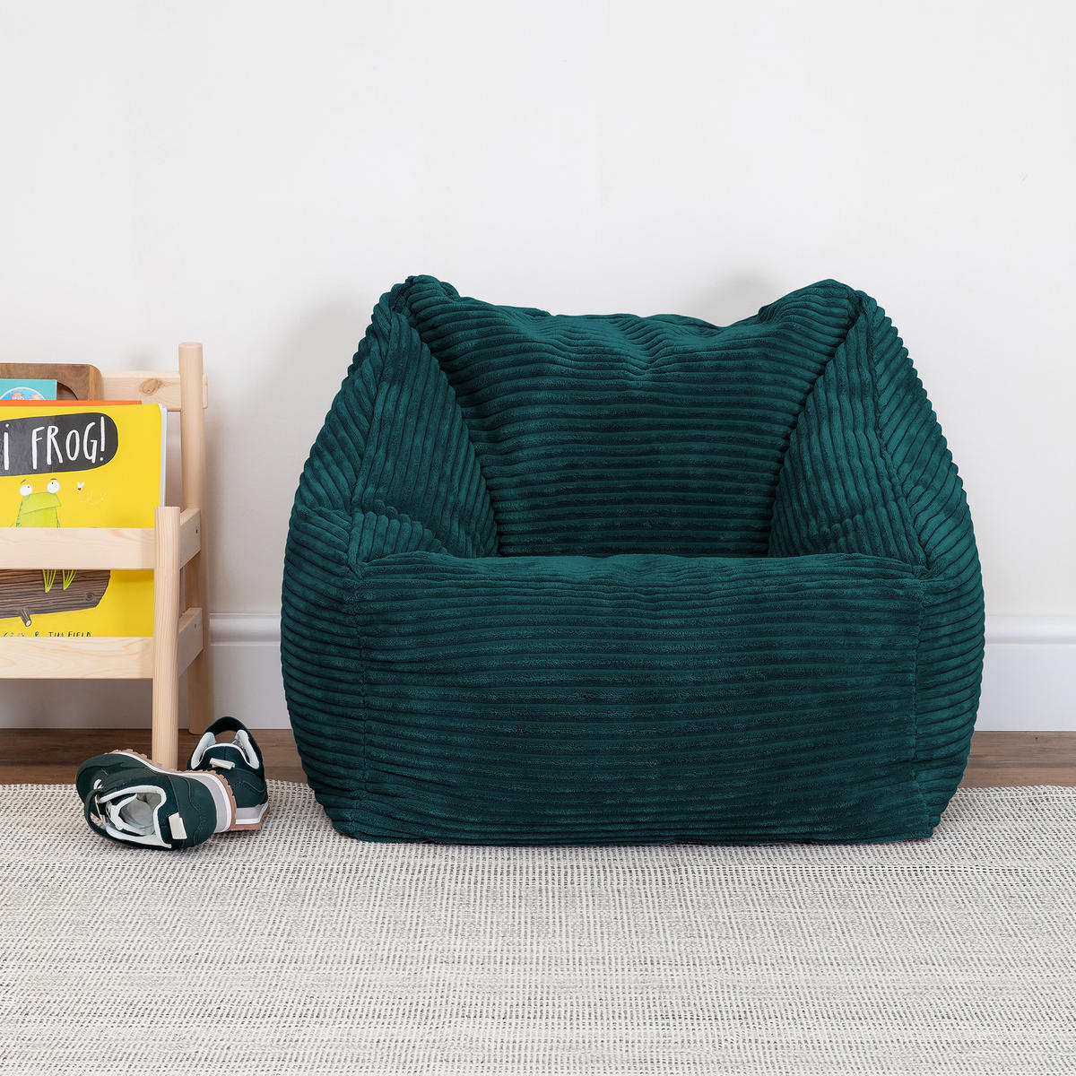 SITZSACK Flauschig für Kinder - Jadegrün/Grün, Textil (55/44/55cm) - icon