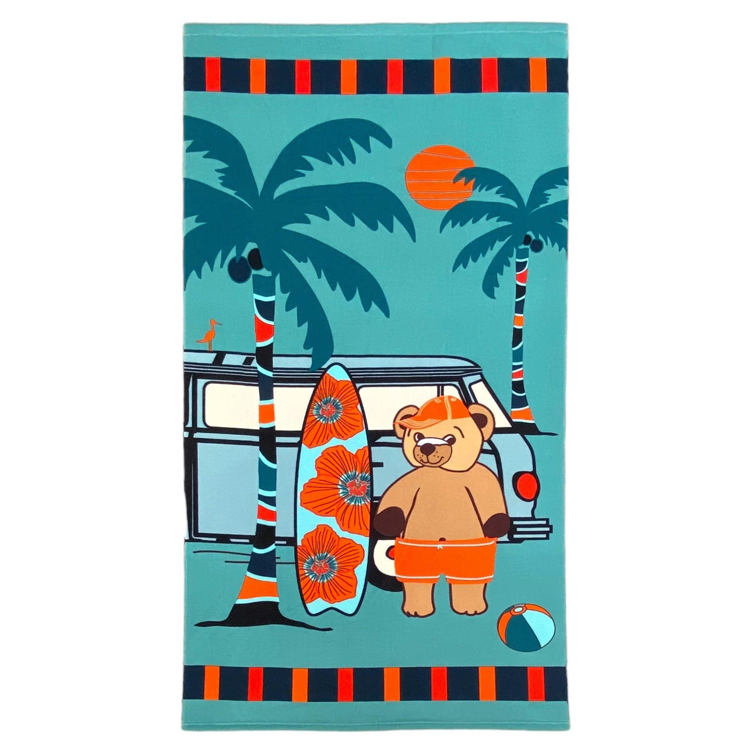 MIKROFASER STRANDTUCH Surfista 70x140 250 g/m² duck Blue - Blau, Textil (70/140cm) - LE COMPTOIR DE LA PLAGE