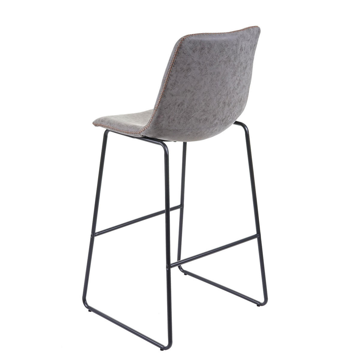 BARHOCKER Grau 2er-Set - Grau, Textil (52/109/51cm) - MCW