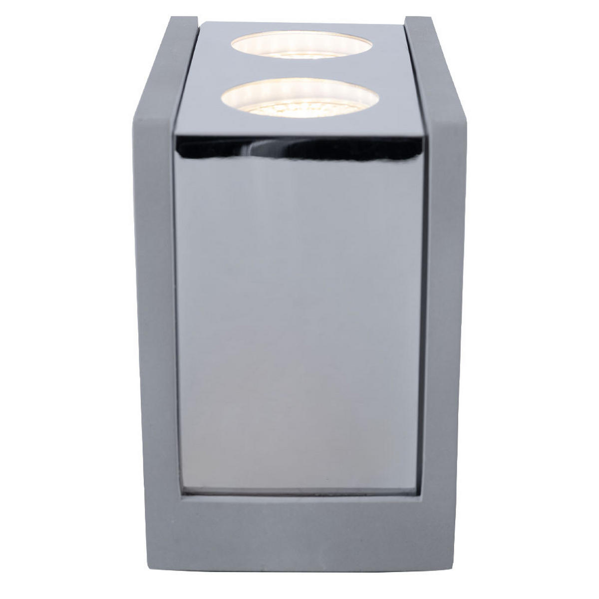 LED DECKENLEUCHTE Metall Beton Grau 2-flammig - Grau, Stein (18/10/14.7cm) - Globo Lighting