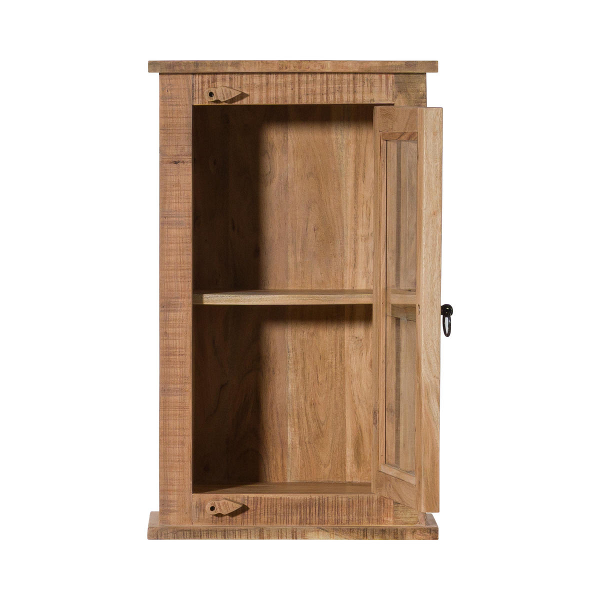 HÄNGESCHRANK Akazie 44x21x72 natur versiegelt NATURE OF SPIRIT #302 - Naturfarben, Holz (44/72/21cm) - Massivmoebel24