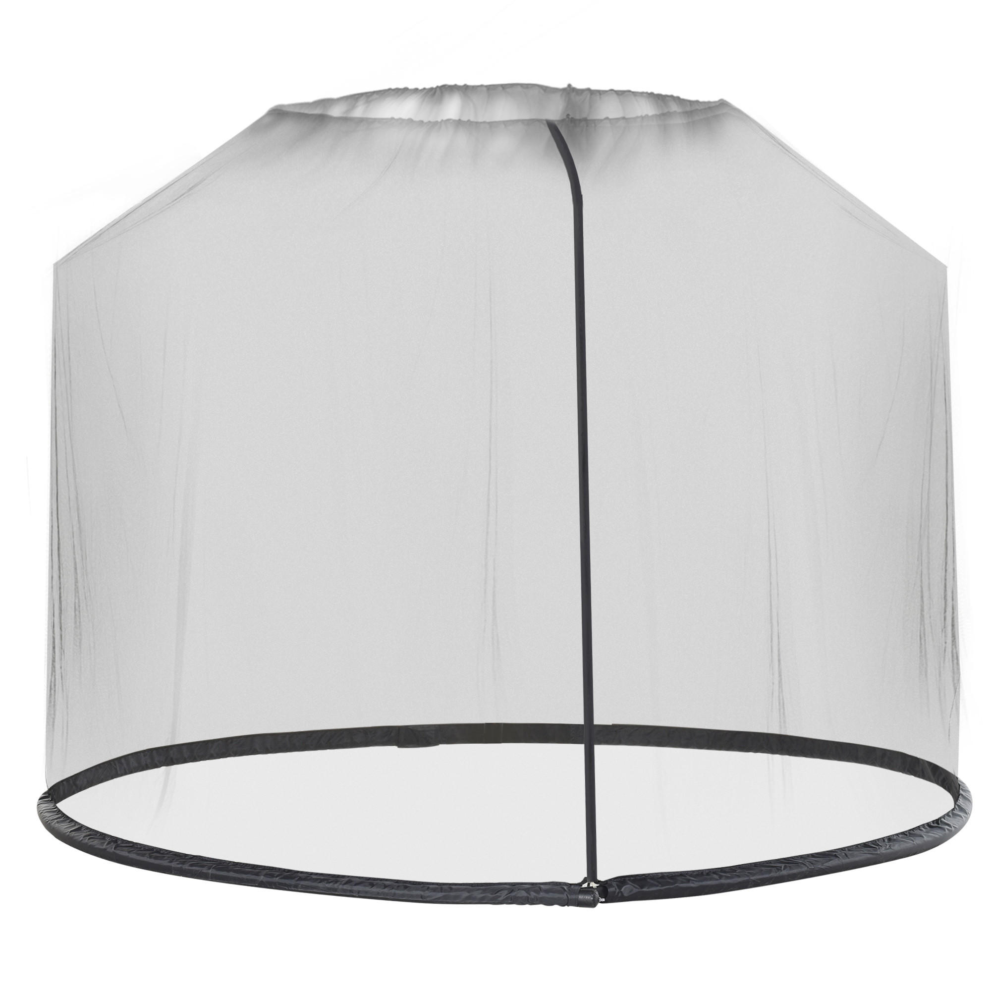MÜCKENNETZ DE-05655 Mit Reißverschluss Schwarz - Schwarz, Kunststoff (300/300cm) - ComfortXL