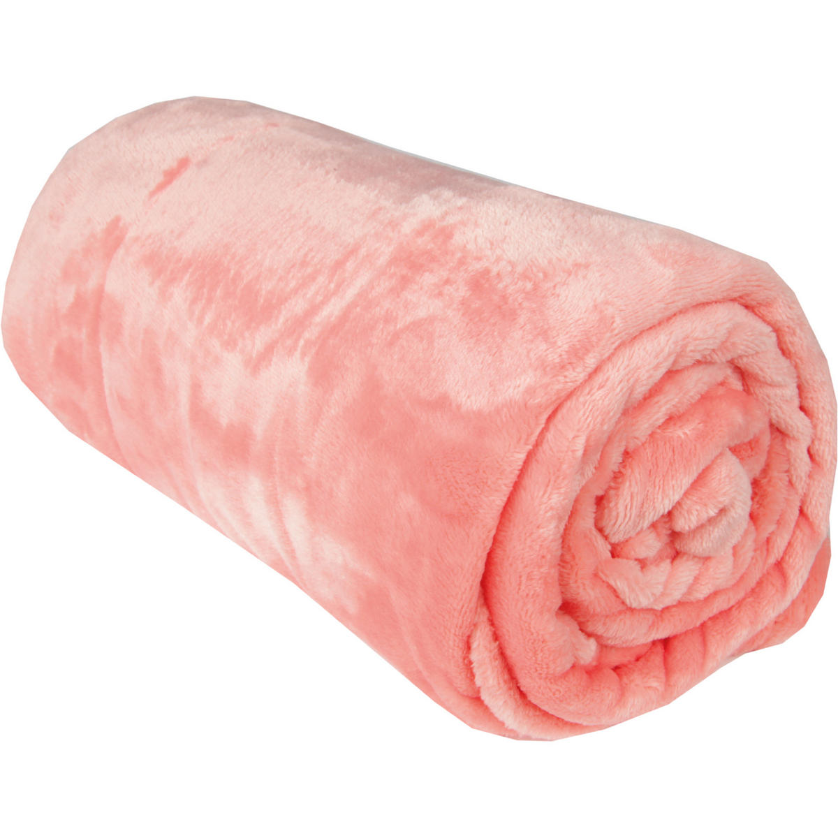 KUSCHELDECKE "Celina" Lachs 60x80 cm - Koralle, Textil (60/80cm)