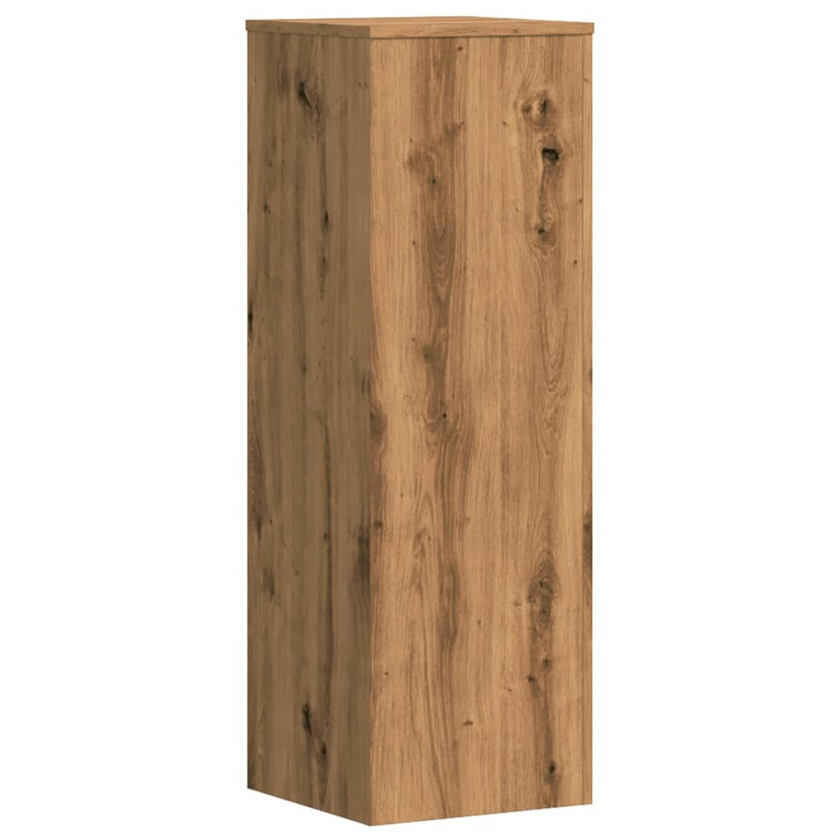 PFLANZENSTÄNDER 2er Set Artisan-Eiche 33/33/100 Cm Holzwerkstoff - Braun, Holzwerkstoff (33/100/33cm) - vidaXL