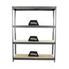 SCHWERLASTREGAL BIG WOOD YETI FOUR | HxBxT 200x120x45cm | Fachlast 400kg | Grau - Grau, Metall (120/200/45cm) - PROREGAL