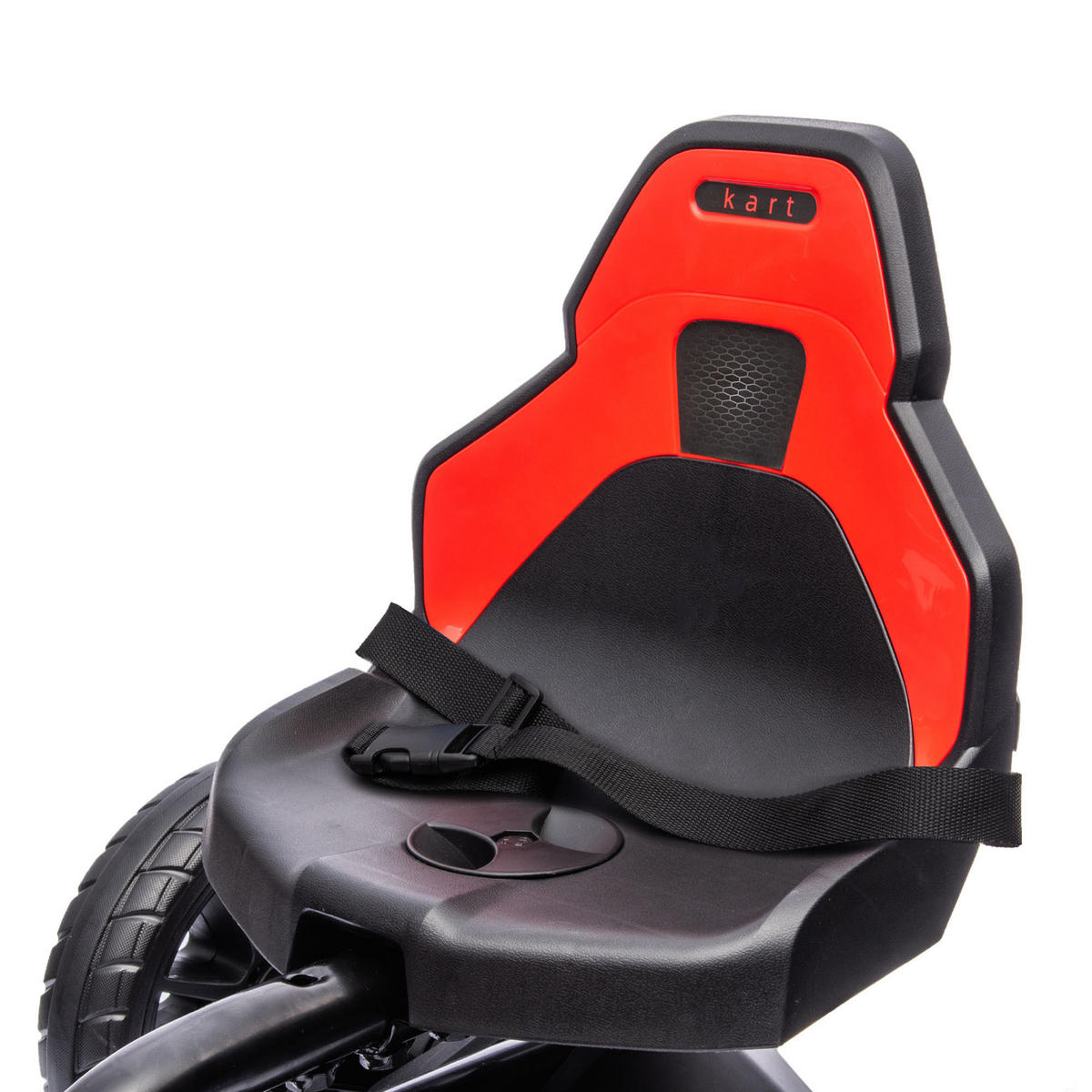 GO-KART DE-06129 mit Vor- und Rückwärtsgang und Handbremse Rot - Rot, Kunststoff/Metall (100/58/58.5cm) - ComfortXL