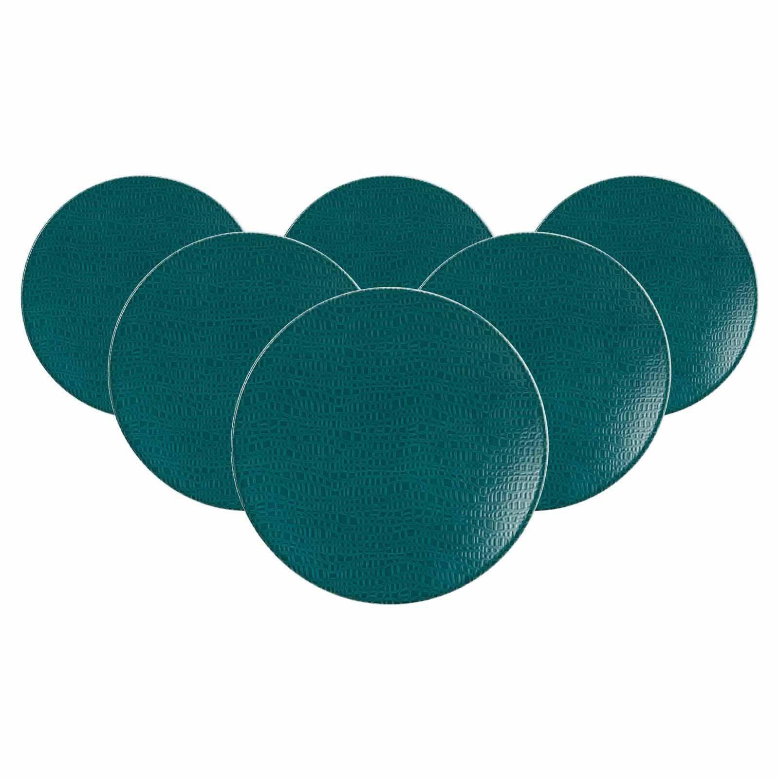 BROTTELLER Life Fashion Trendy Petrol ø 16,5 cm 6er Set - Petrol, Keramik (16.5cm) - Seltmann Weiden