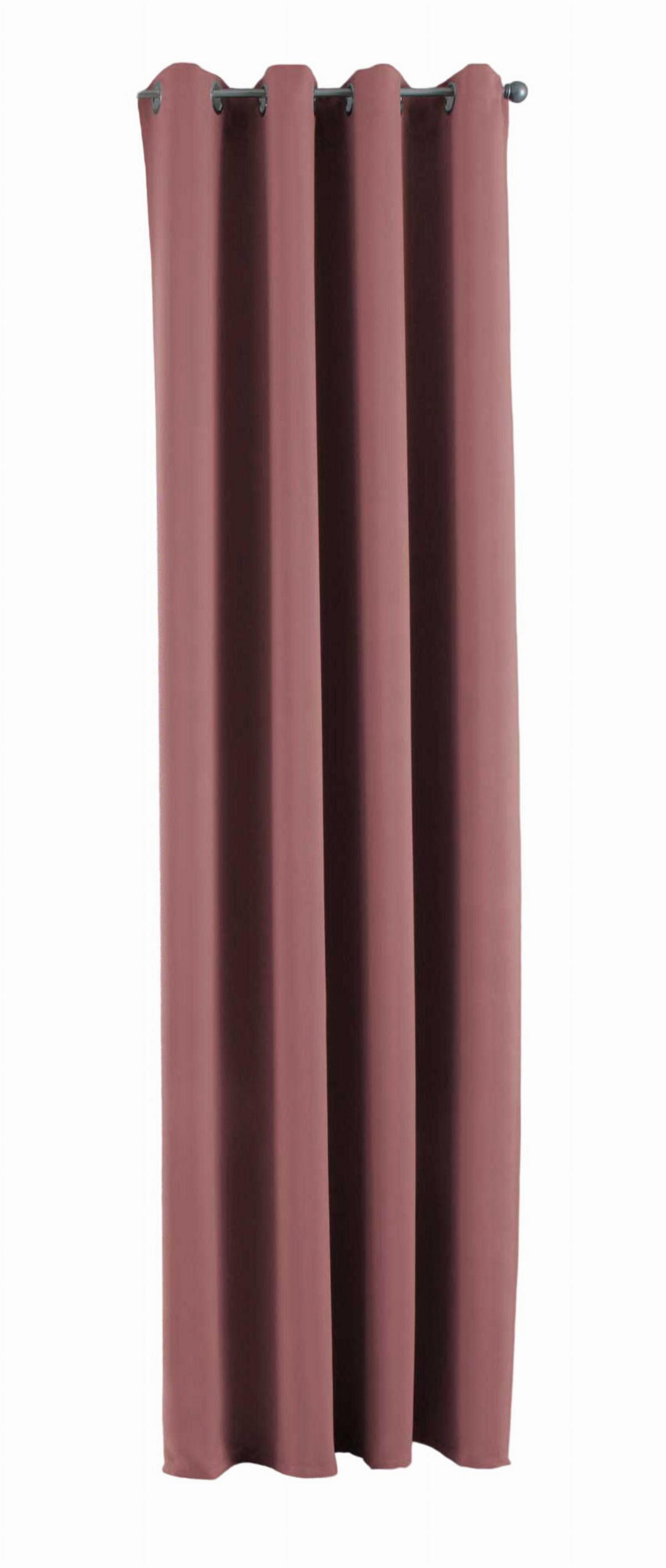 VORHANG »NEW YORK« HxB 245x140 cm Altrosa - Altrosa, Textil (140/245cm) - Gardinenbox