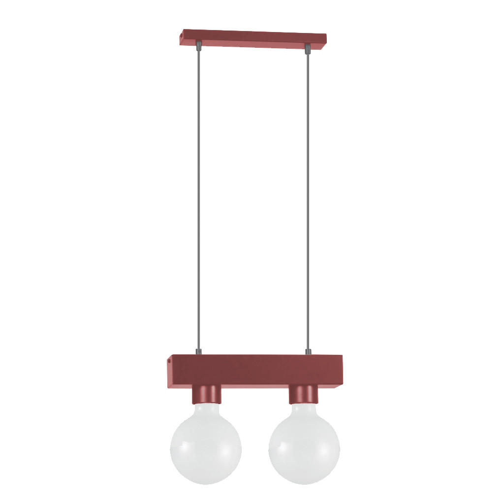 Lumicom Hängeleuchte Rot 20x7.5x10 cm