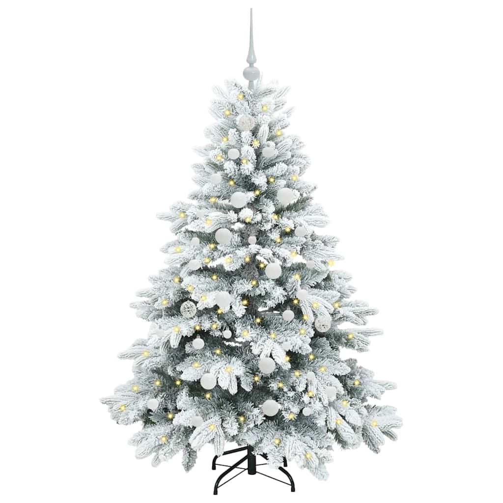 vidaXL Weihnachtsbaum Weiß 150 cm