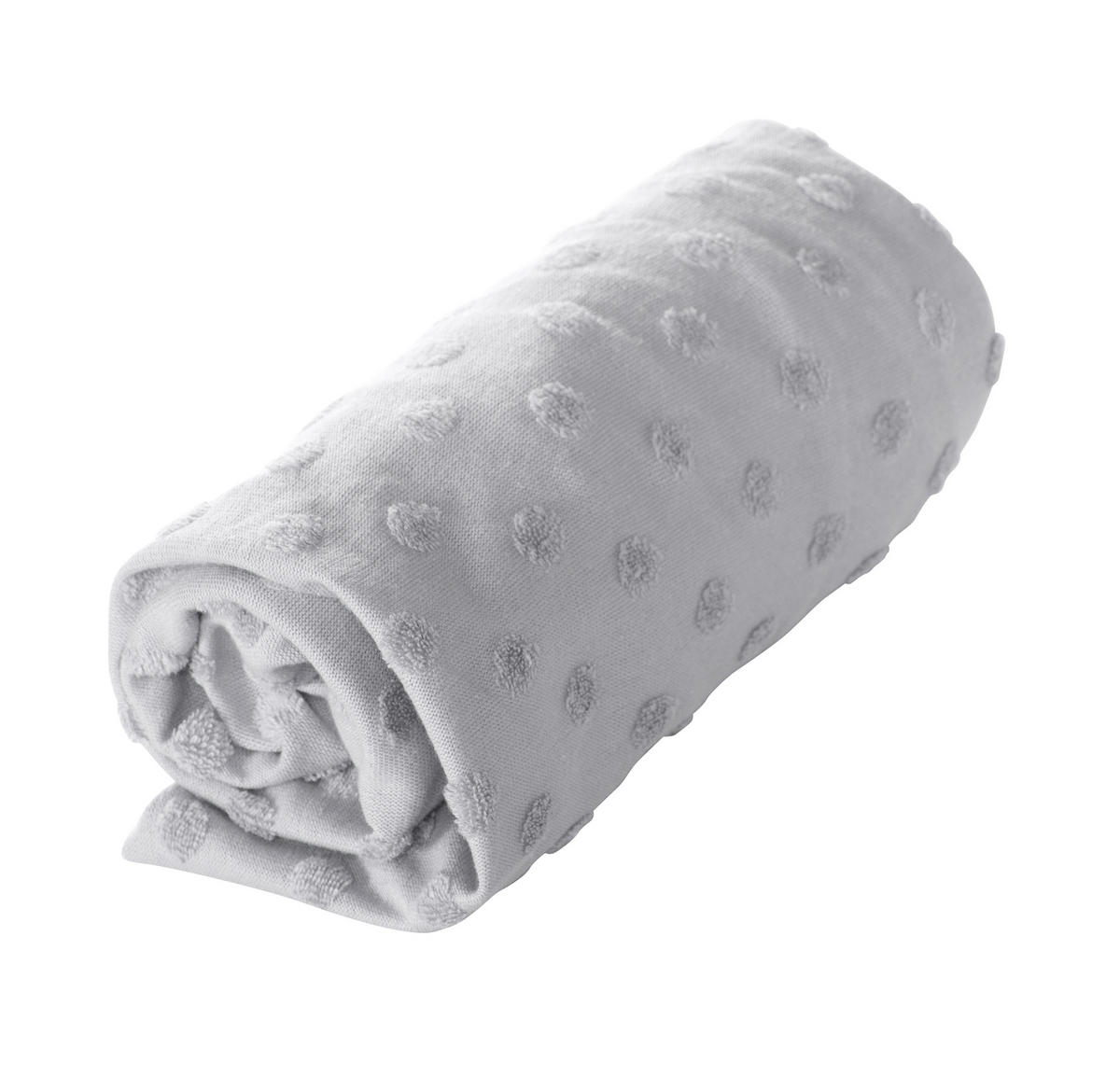SPANNBEZUG für Wickelauflagen 75 x 85 cm - Hellgrau, Textil (85/75cm) - Roba