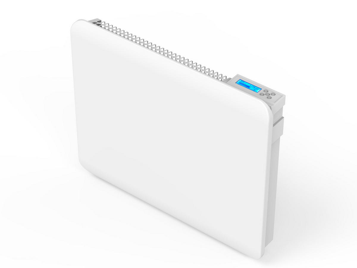 KERAMIK-HEIZUNG Weiß mit WiFi-Kontrolle 1000 W - Weiß, Keramik (60/50/9cm) - Purline