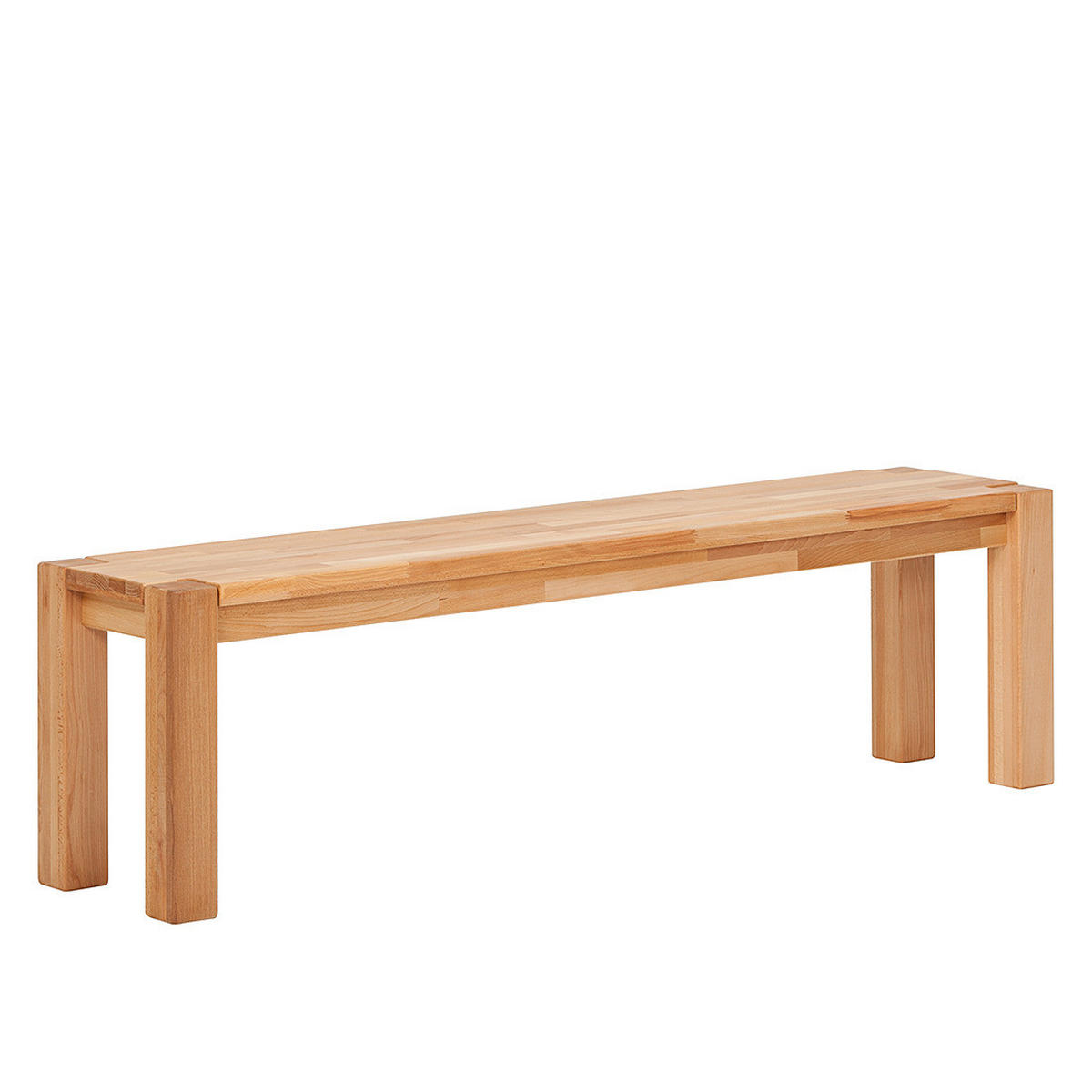 SITZBANK - Kernbuche massiv - Kernbuche, Holz (180/45/35cm) - home24