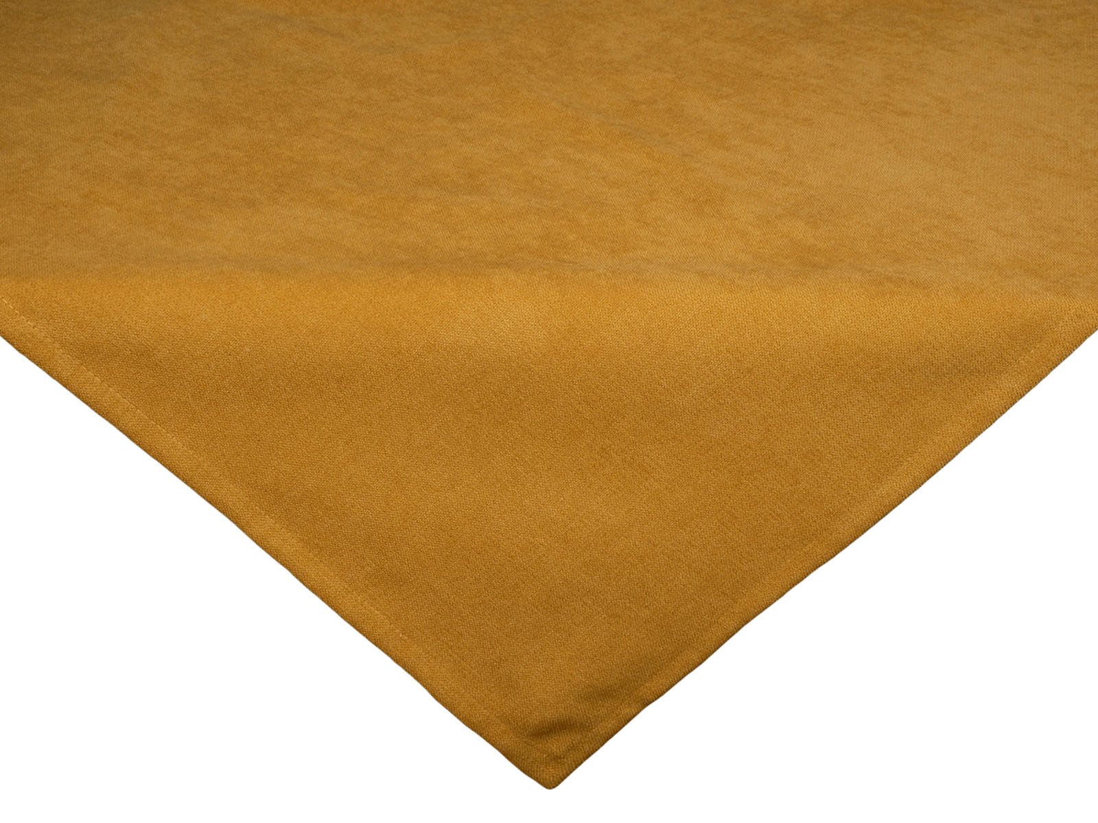 XS-MITTELDECKE FarbTon Chenille-Haptik curry-gelb 60/60 cm - Currygelb, Textil (60/60cm) - beties Heimtextil